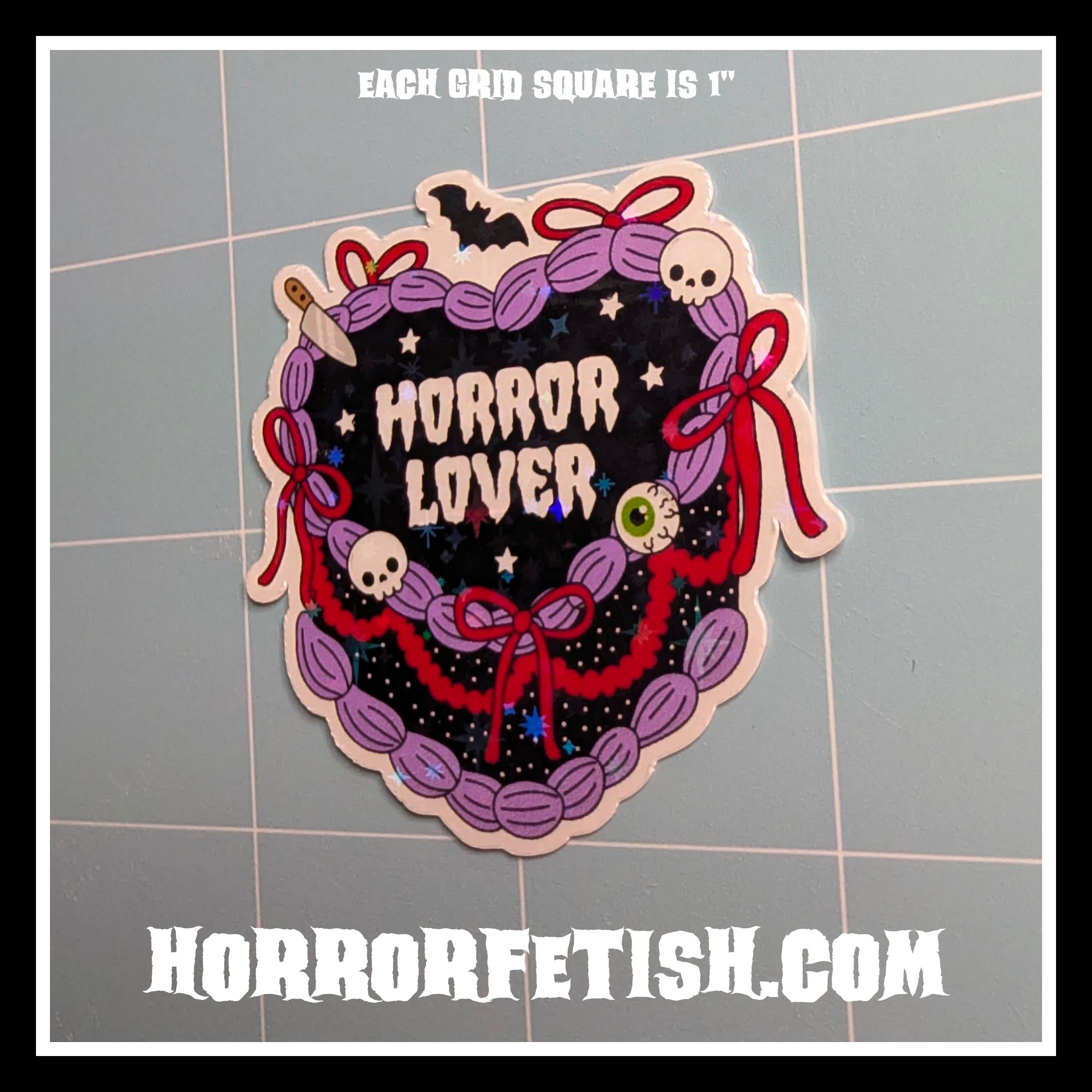 Horror Movie Lovers Waterproof Laminated Die Cut Stickers