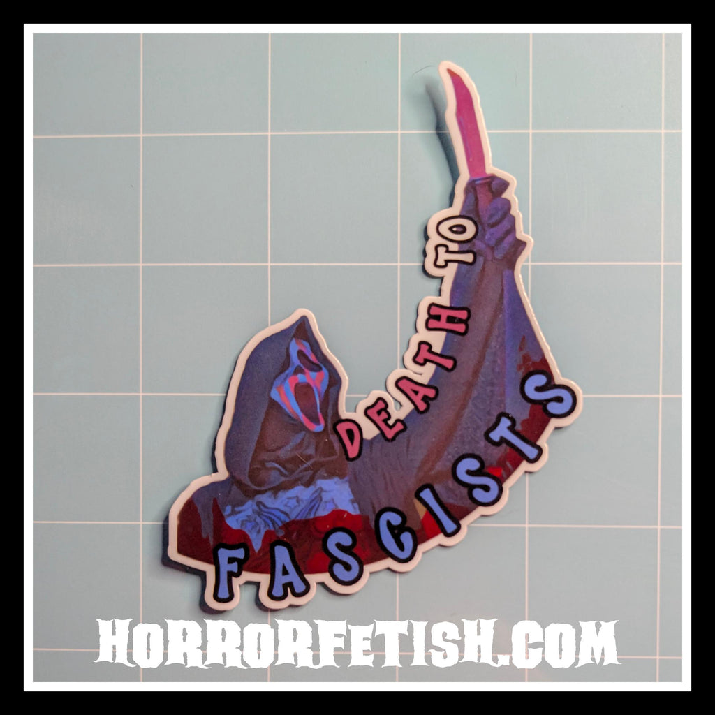 Political | 18+ Horror Cosplay Die Cut Waterproof Laminated Stickers