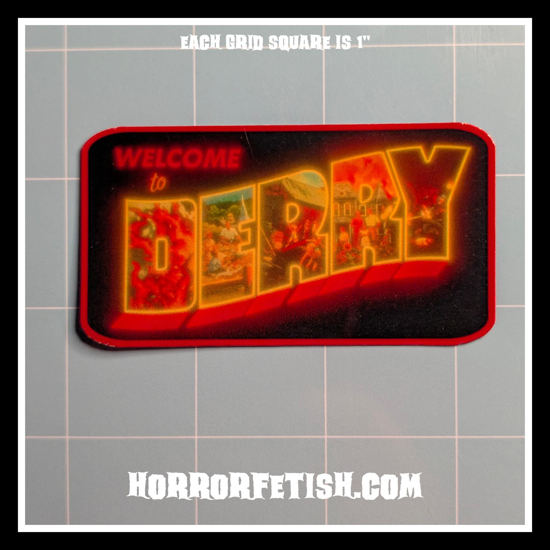 Welcome to Derry | Horror Character Inspired Die Cut Waterproof Laminated Stickers