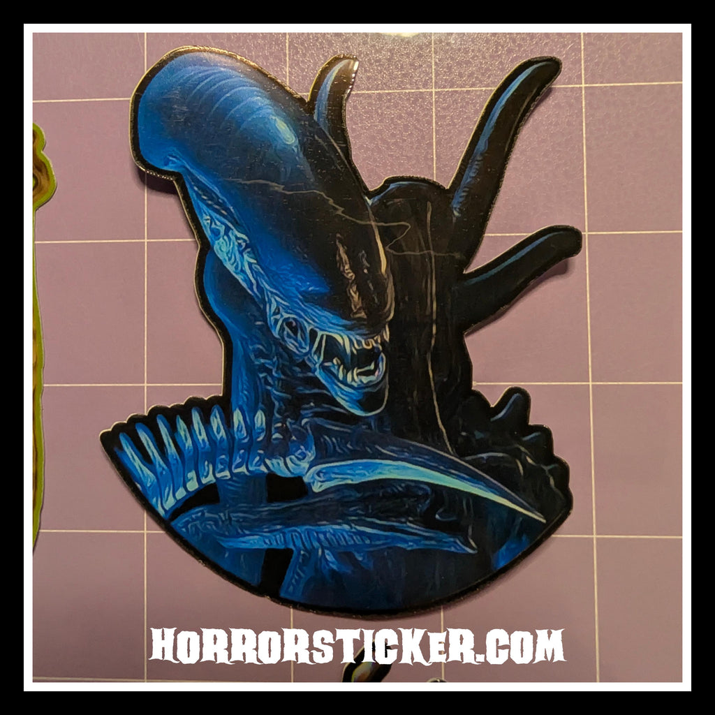 Alien | Horror Die Cut Waterproof Laminated Stickers