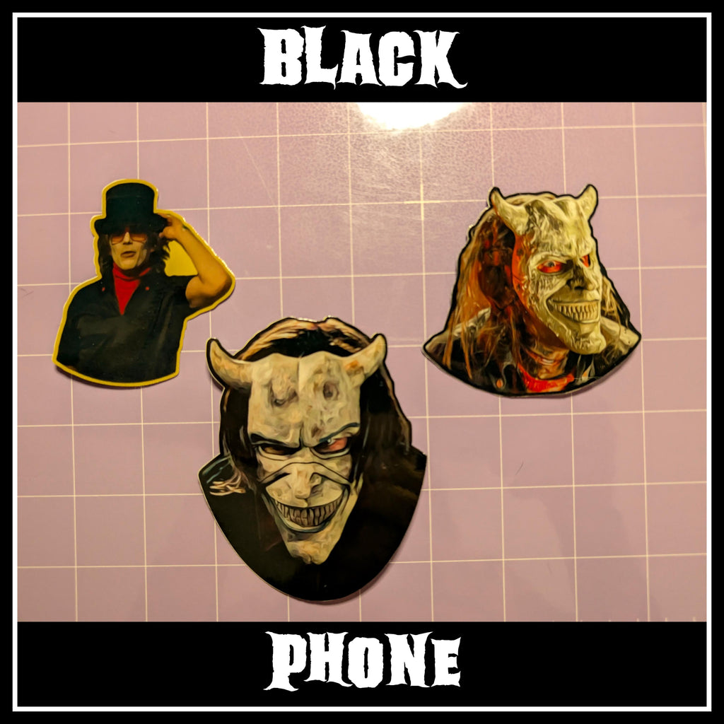 The Black Phone | Horror Die Cut Waterproof Laminated Stickers