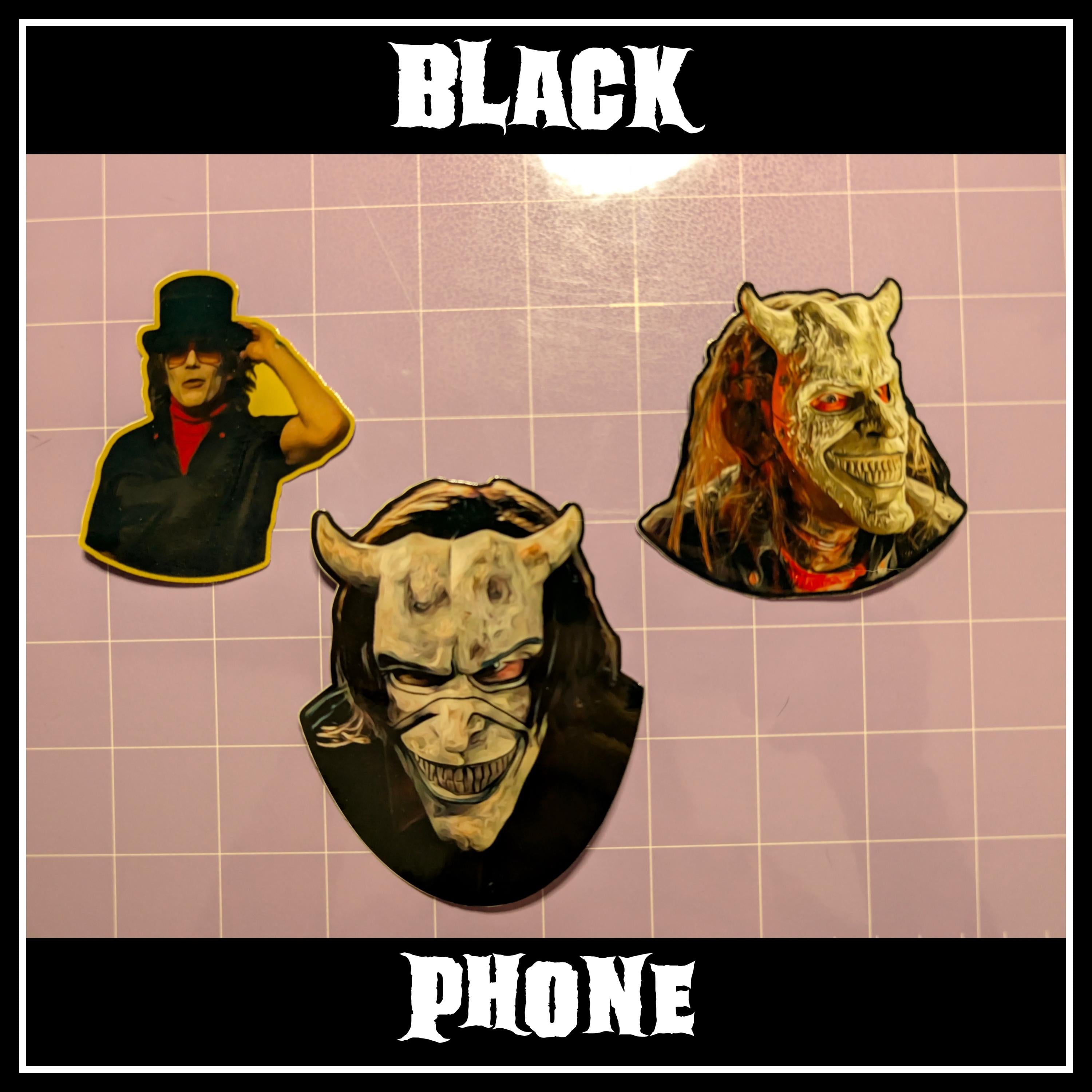 The Black Phone | Horror Die Cut Waterproof Laminated Stickers