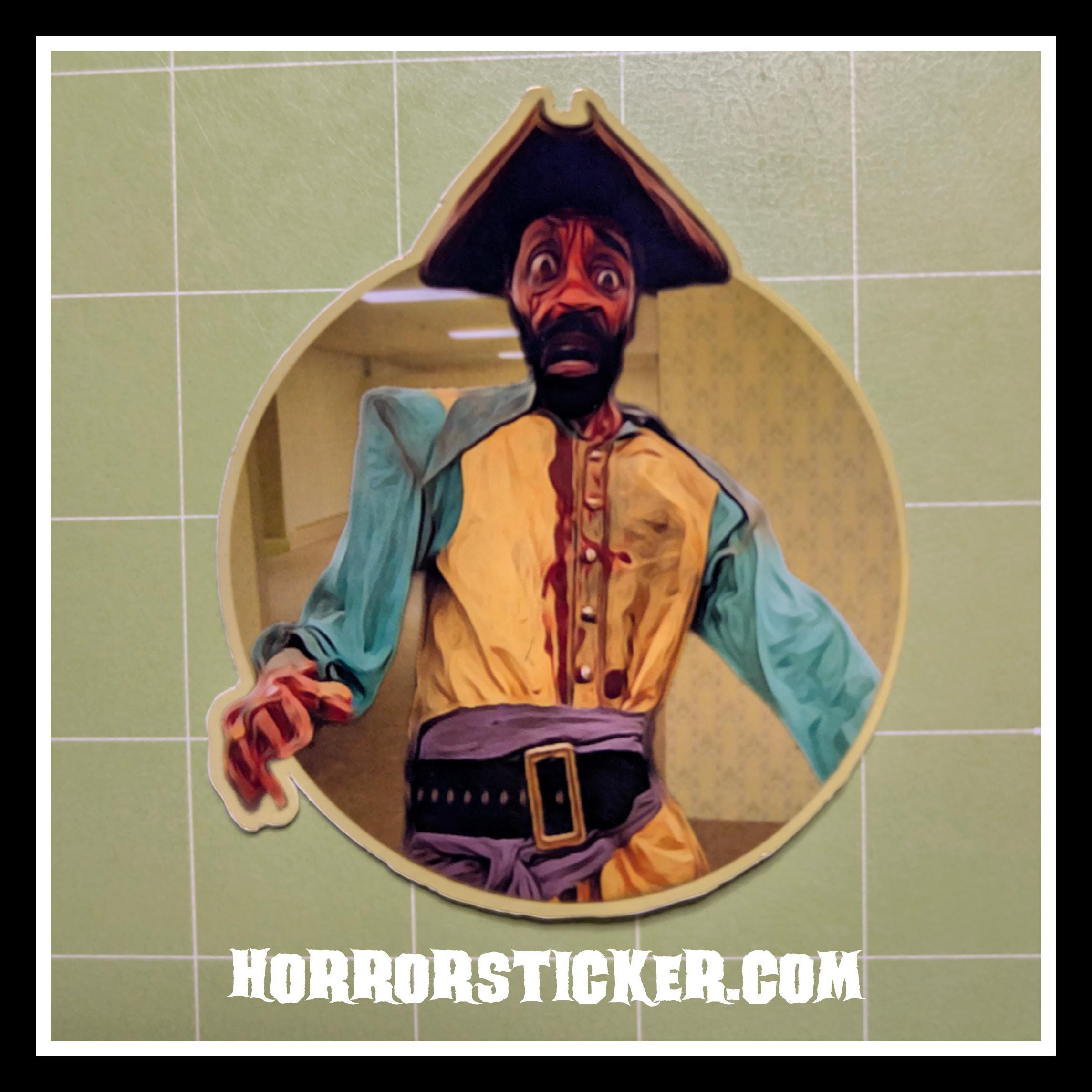 Backrooms | Horror Die Cut Waterproof Laminated Sticker