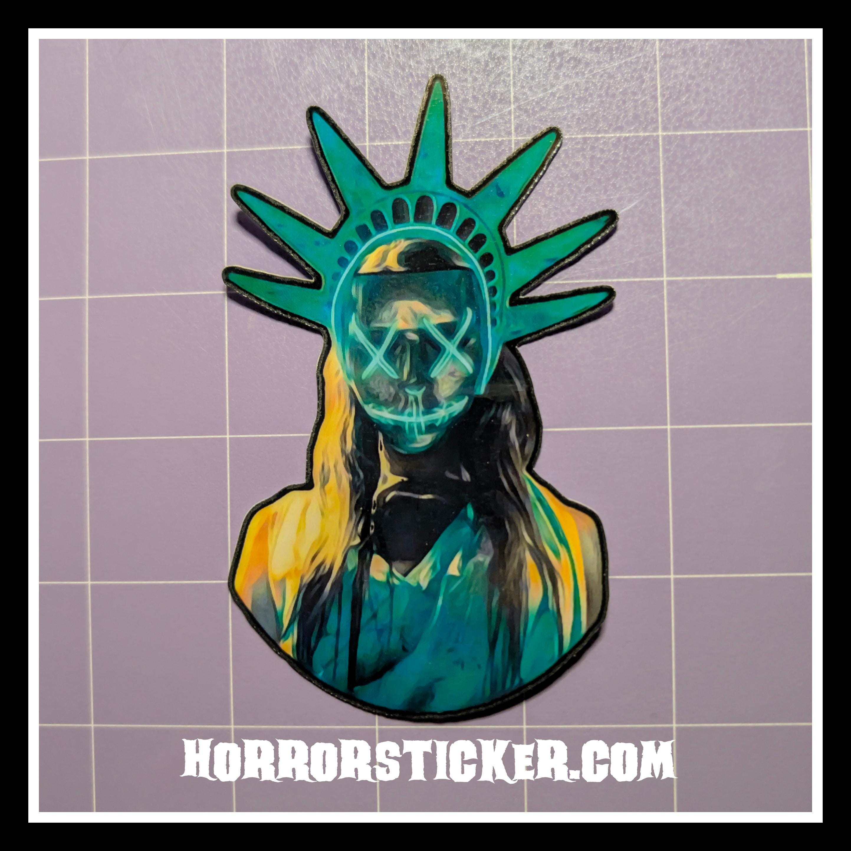 The Purge Election Year | Horror Die Cut Waterproof Laminated Stickers
