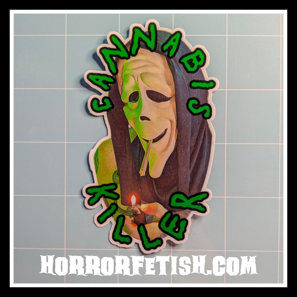 Stoner | 18+ Horror Cosplay Die Cut Waterproof Laminated Stickers