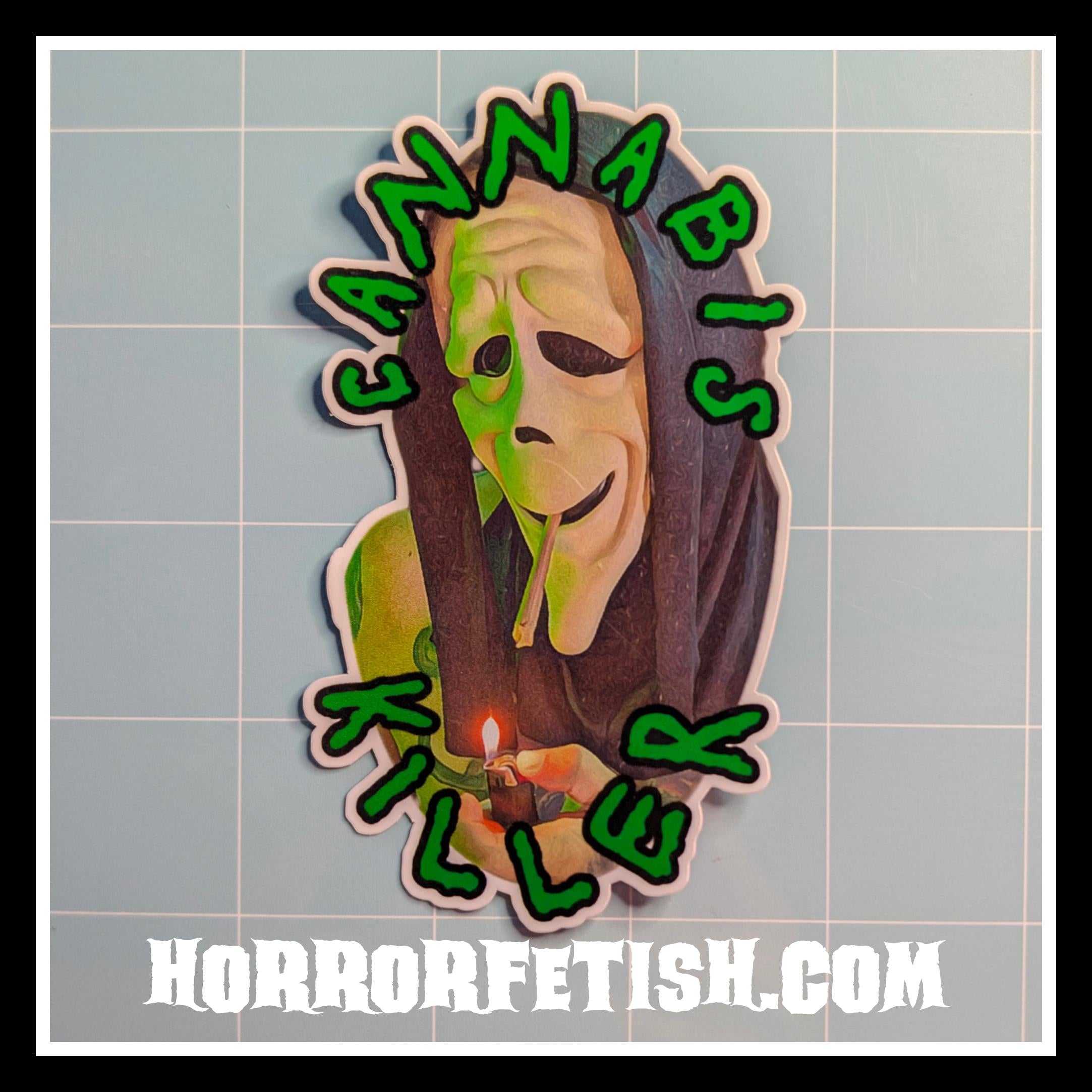 Stoner | 18+ Horror Cosplay Die Cut Waterproof Laminated Stickers