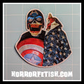 Zombie Cap | 18+ Horror Cosplay Die Cut Waterproof Laminated Stickers