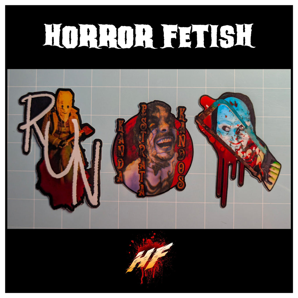 Horror Fetish | 18+ Horror Cosplay Die Cut Waterproof Laminated Stickers