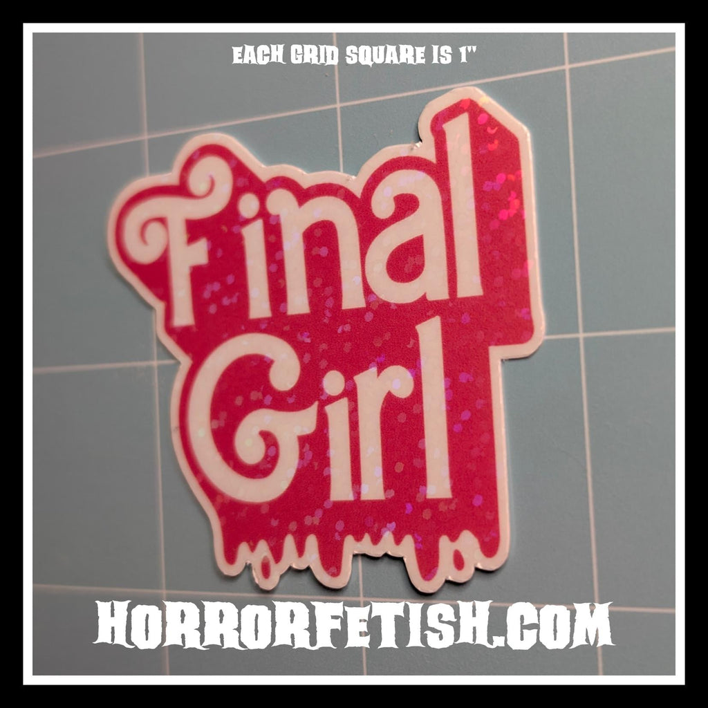 Final Girl Horror Waterproof Laminated Die Cut Stickers