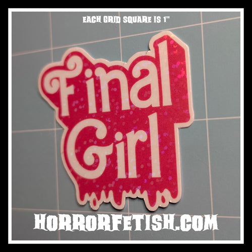 Final Girl Horror Waterproof Laminated Die Cut Stickers
