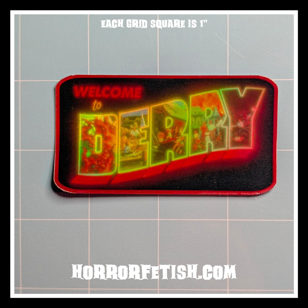 Welcome to Derry | Horror Character Inspired Die Cut Waterproof Laminated Stickers