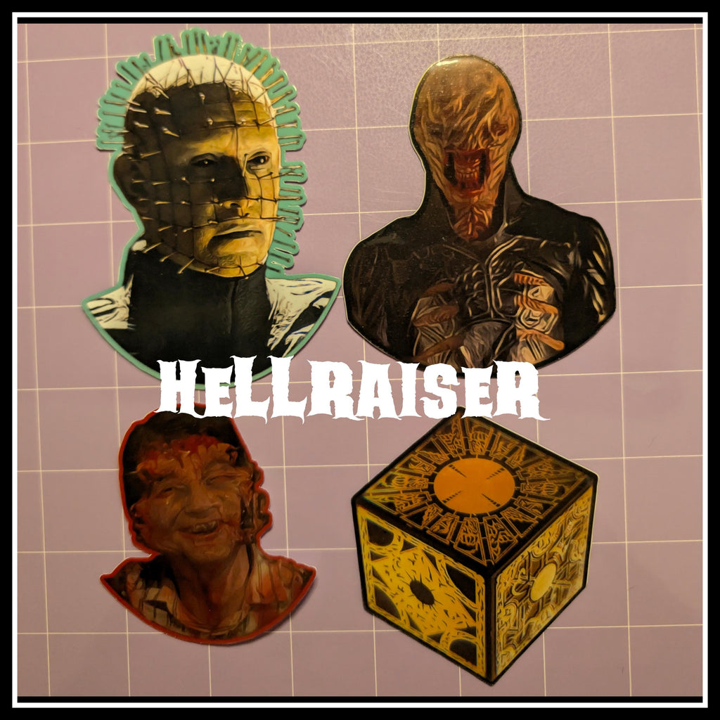 Hellraiser | Horror Die Cut Waterproof Laminated Stickers