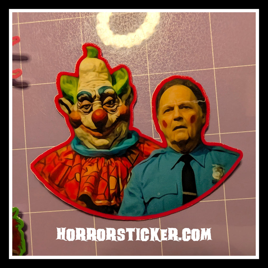 Killer Klowns | Horror Die Cut Waterproof Laminated Stickers