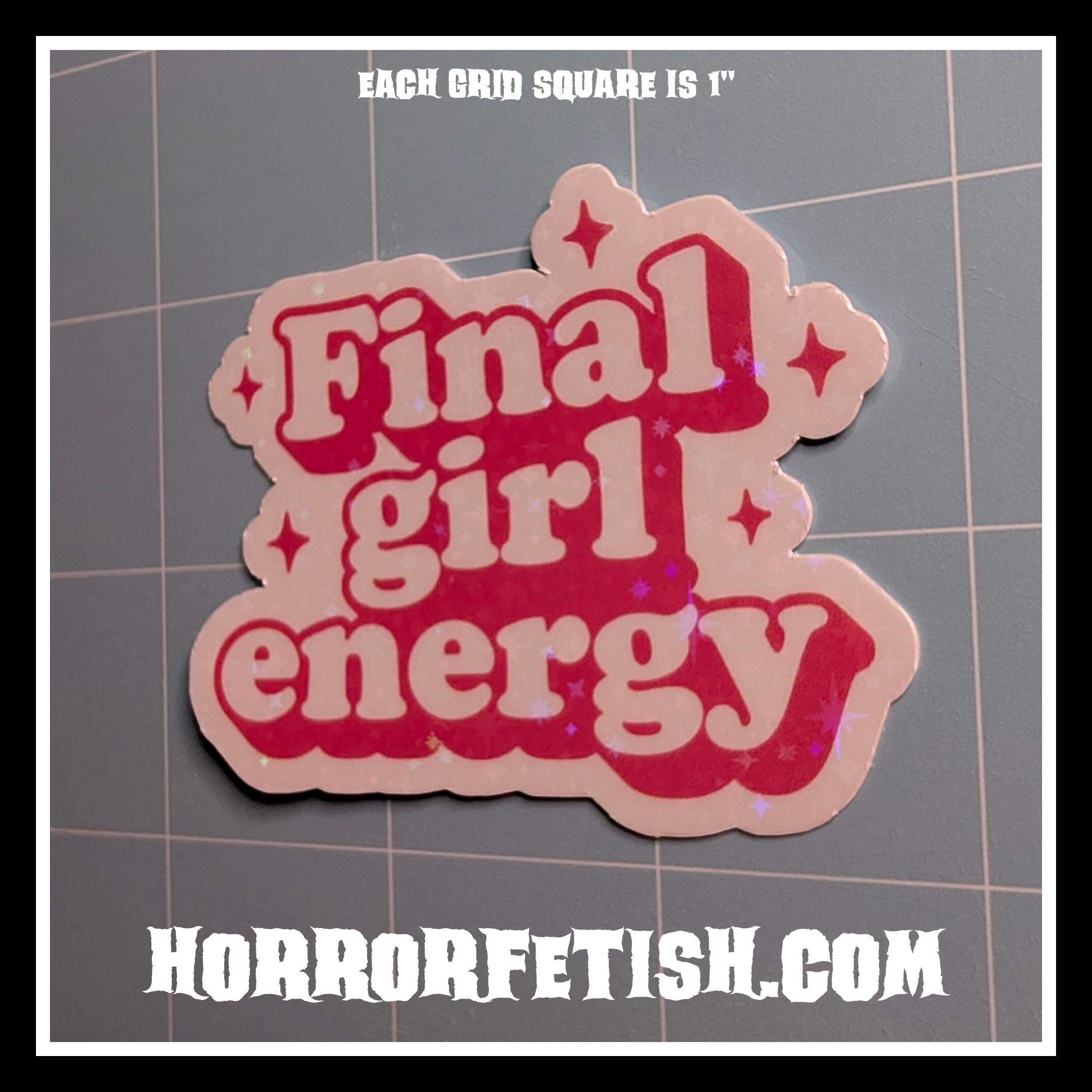 Final Girl Horror Waterproof Laminated Die Cut Stickers