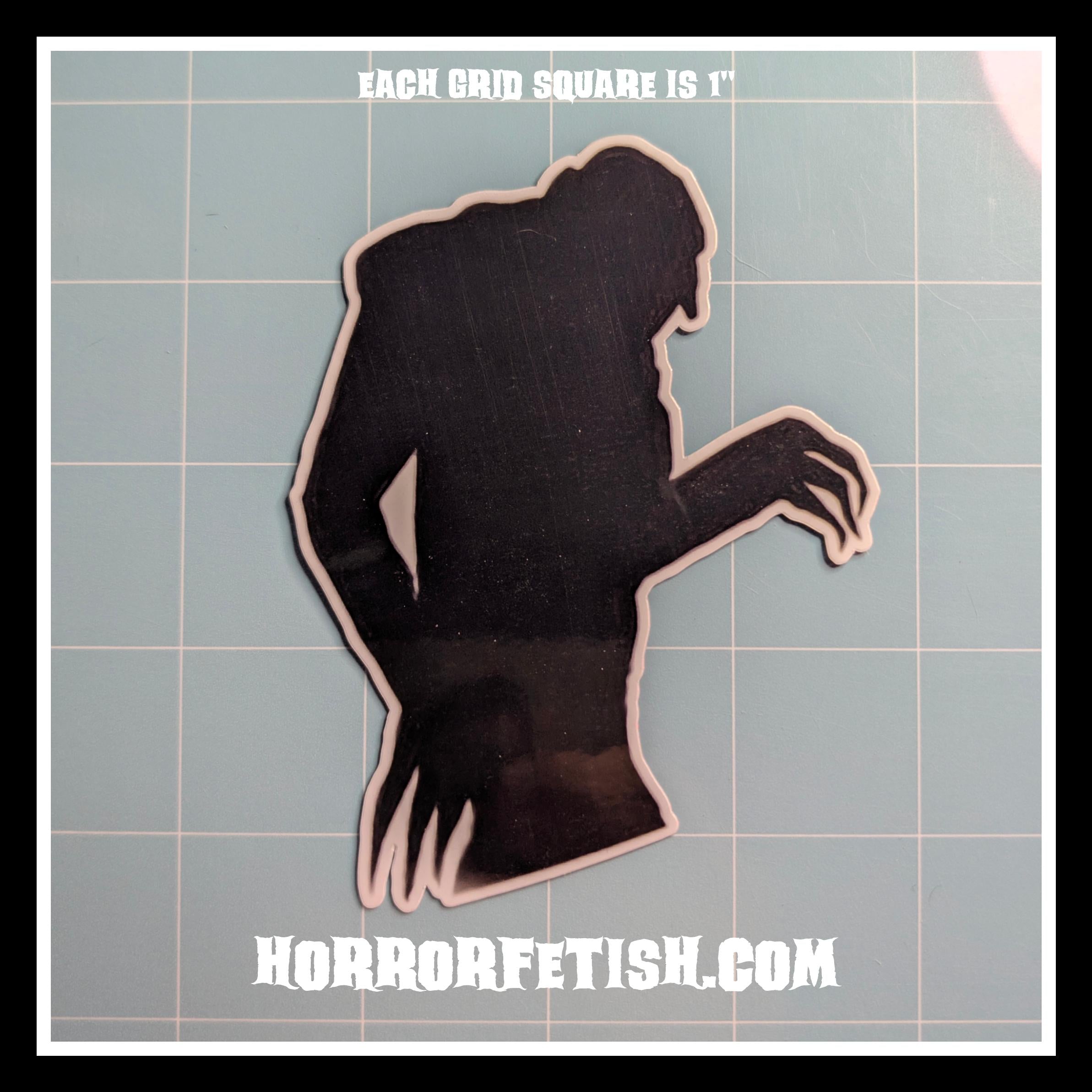 Nosferatu 1922 Horror Movie Character Die Cut Waterproof Laminated Stickers