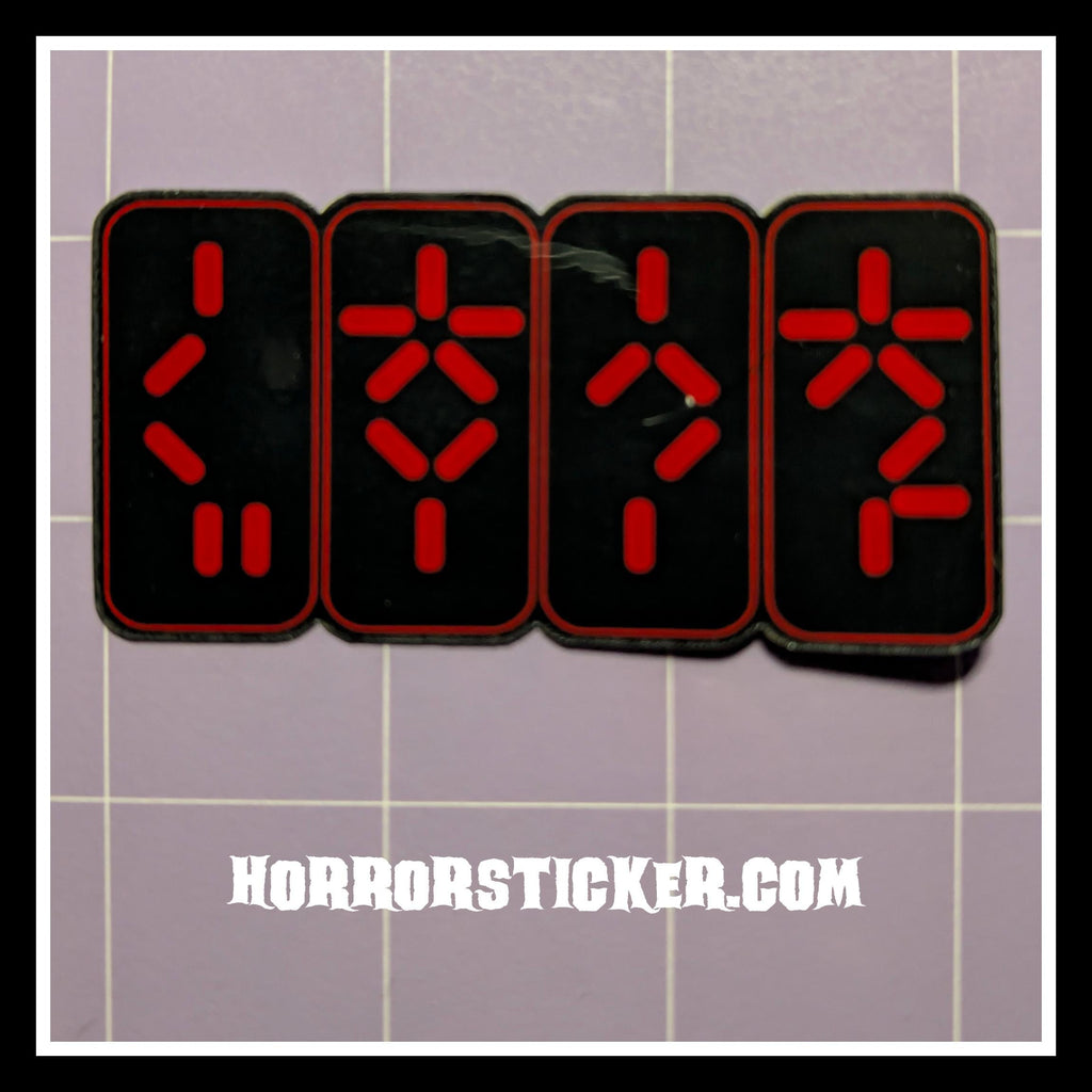 Predator | Horror Die Cut Waterproof Laminated Stickers