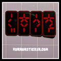 Predator | Horror Die Cut Waterproof Laminated Stickers