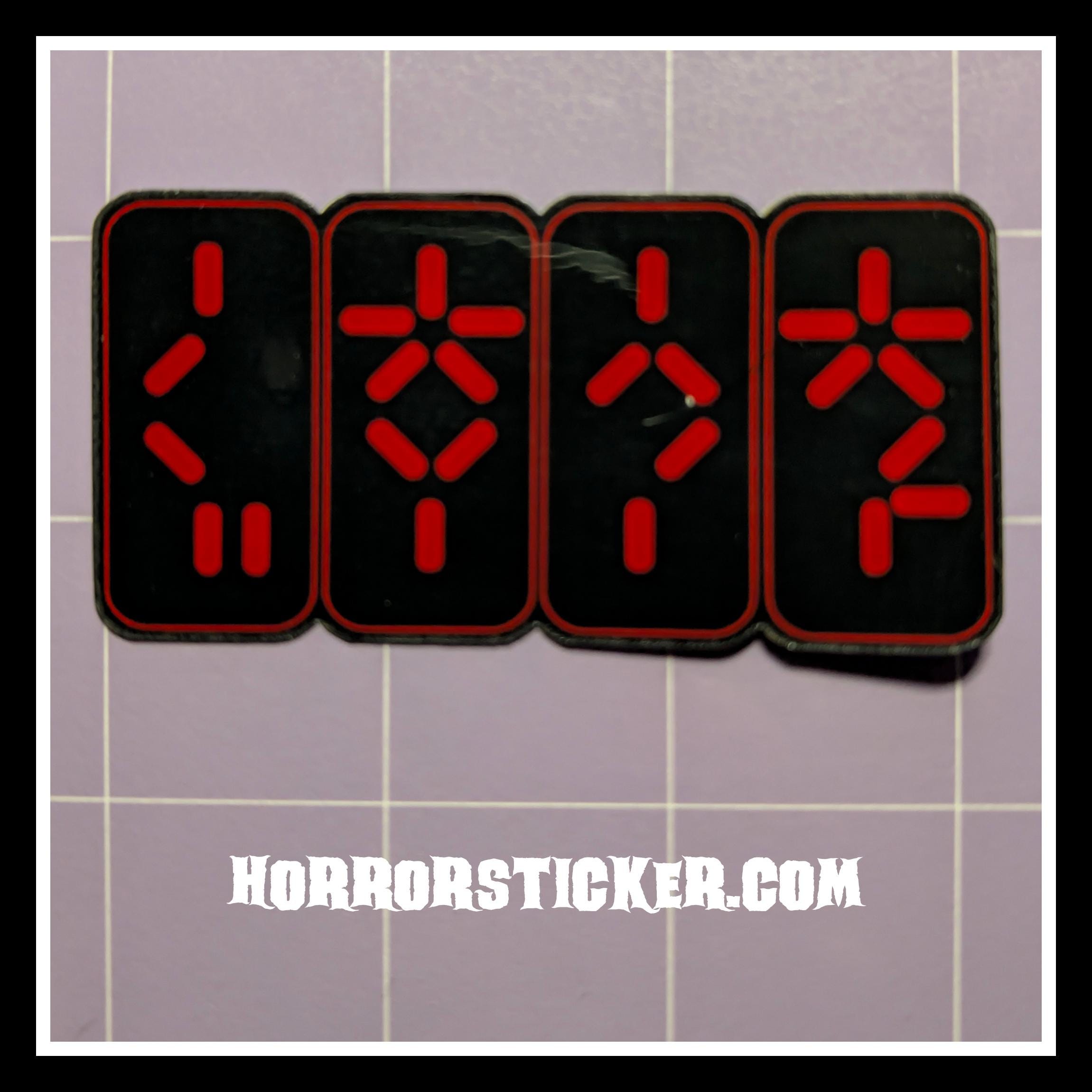Predator | Horror Die Cut Waterproof Laminated Stickers