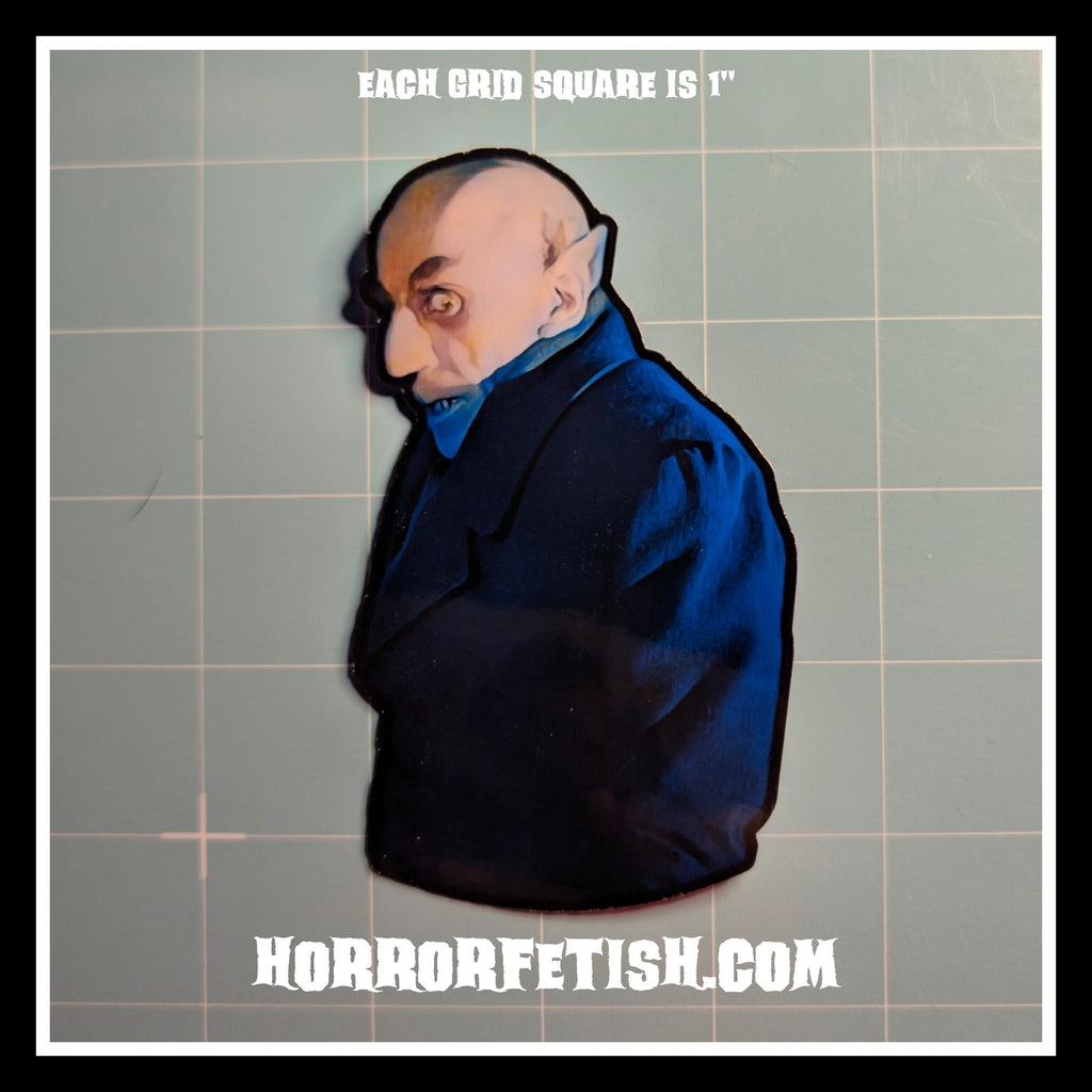 Nosferatu 1922 Horror Movie Character Die Cut Waterproof Laminated Stickers