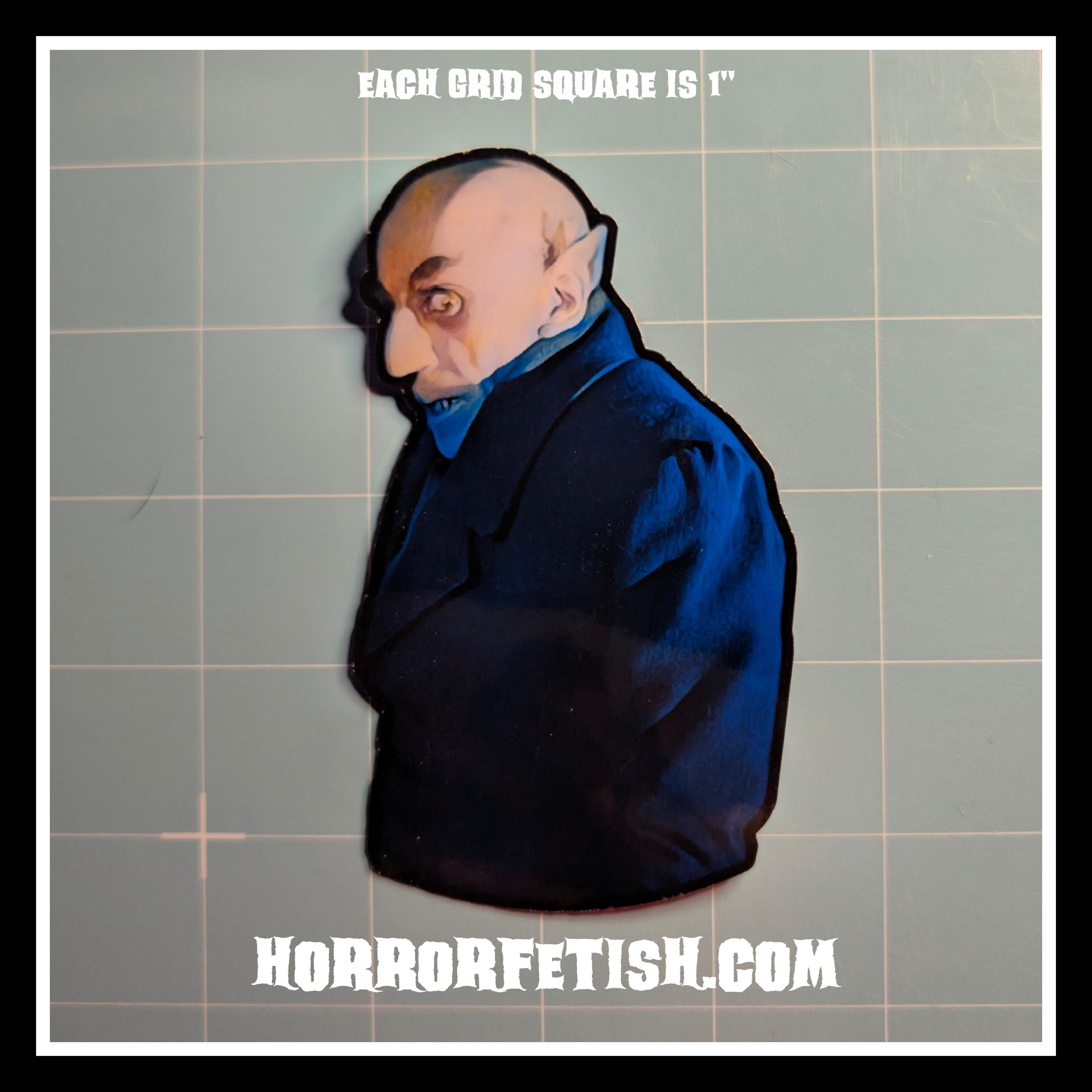 Nosferatu 1922 Horror Movie Character Die Cut Waterproof Laminated Stickers