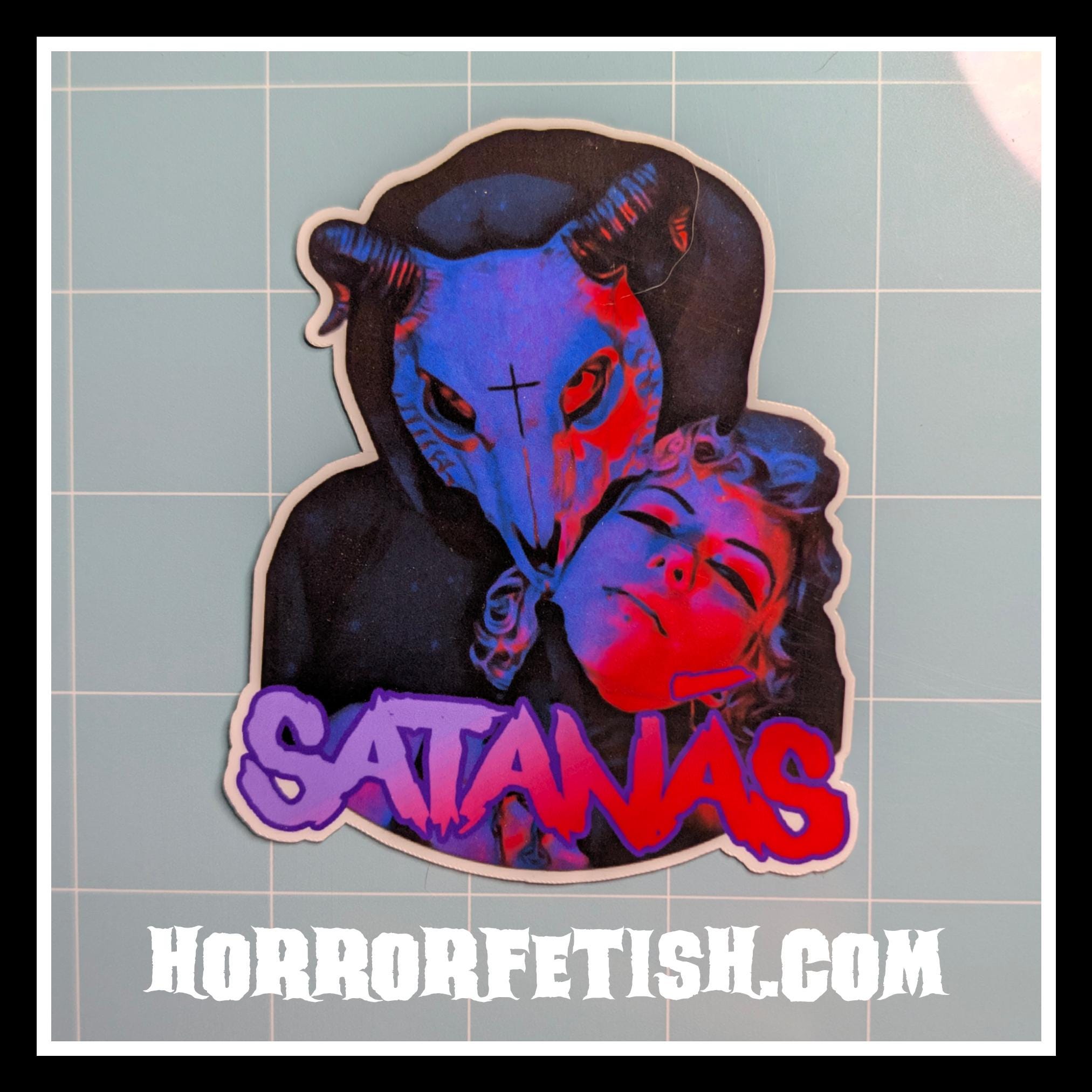 Ave Satanas | 18+ Horror Cosplay Die Cut Waterproof Laminated Stickers