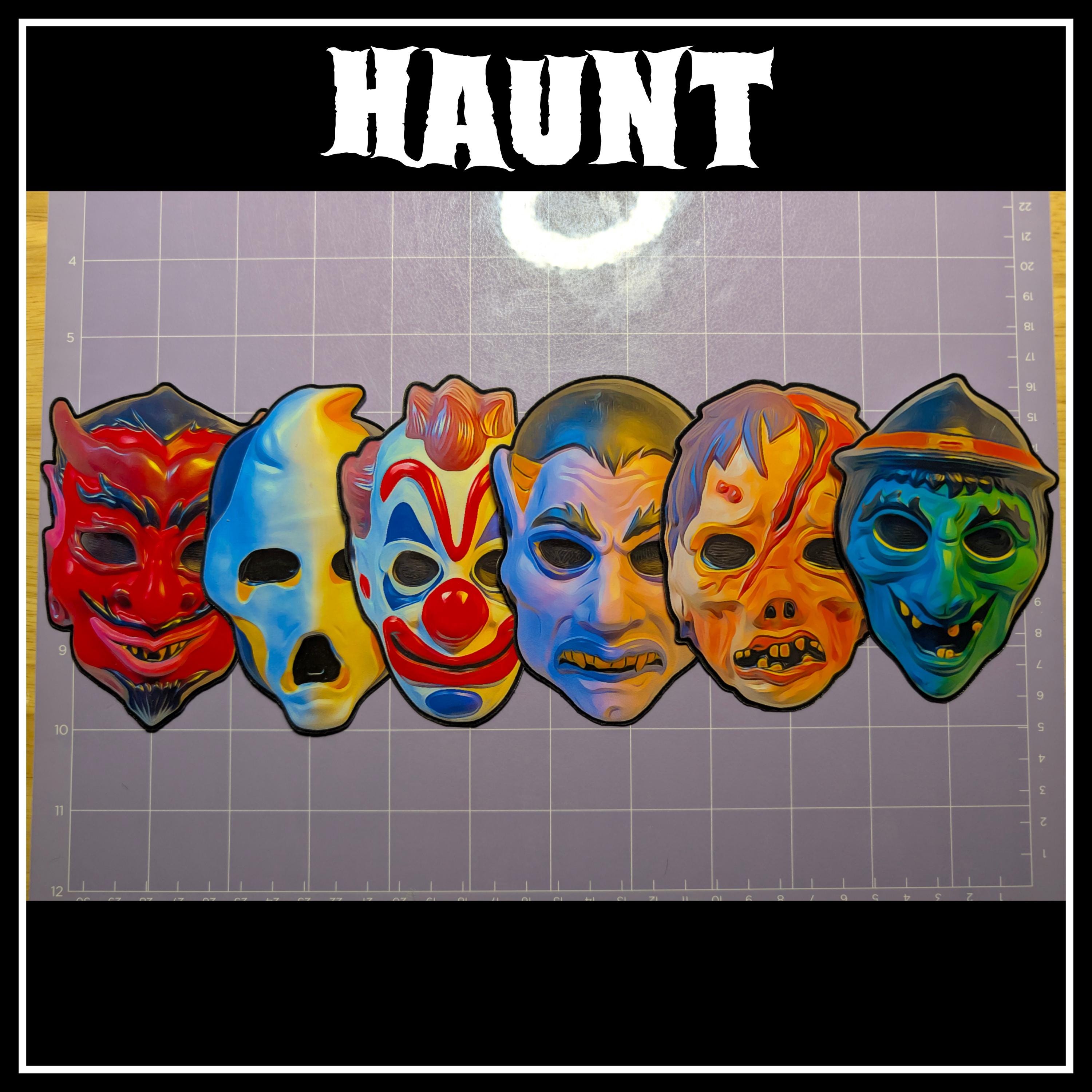 Haunt | Horror Die Cut Waterproof Laminated Stickers