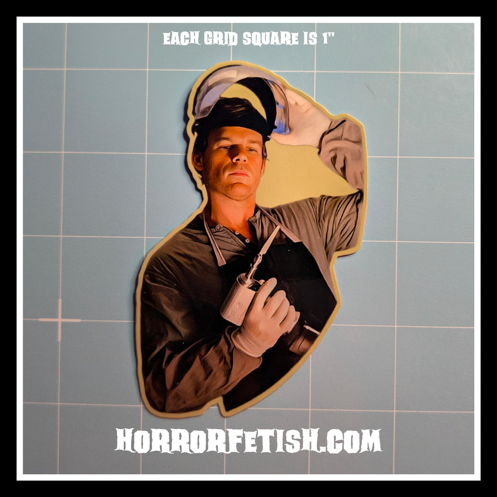 Dexter | Horror Character Inspired Die Cut Waterproof Laminated Stickers