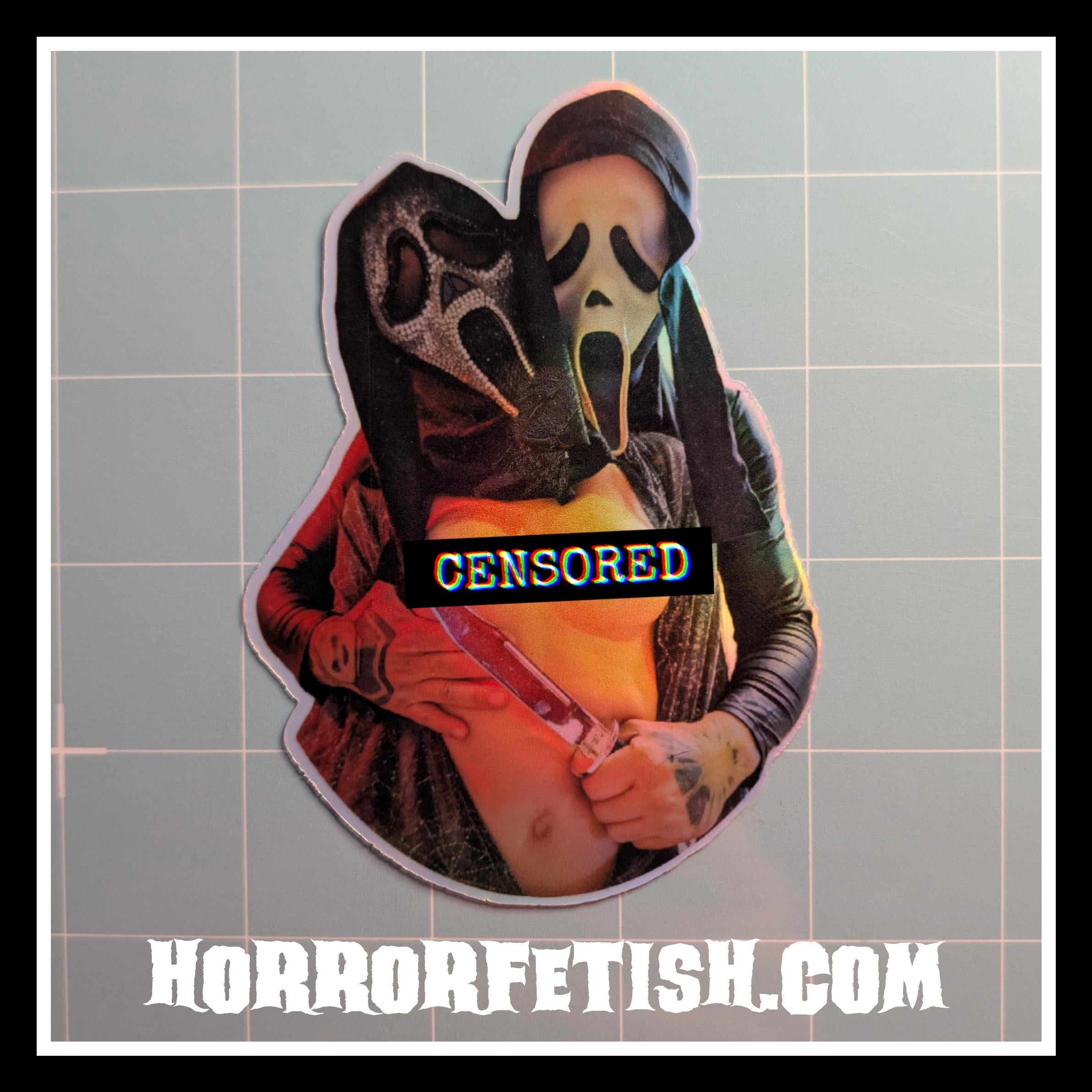 Ghostface | 18+ Horror Cosplay Die Cut Waterproof Laminated Stickers