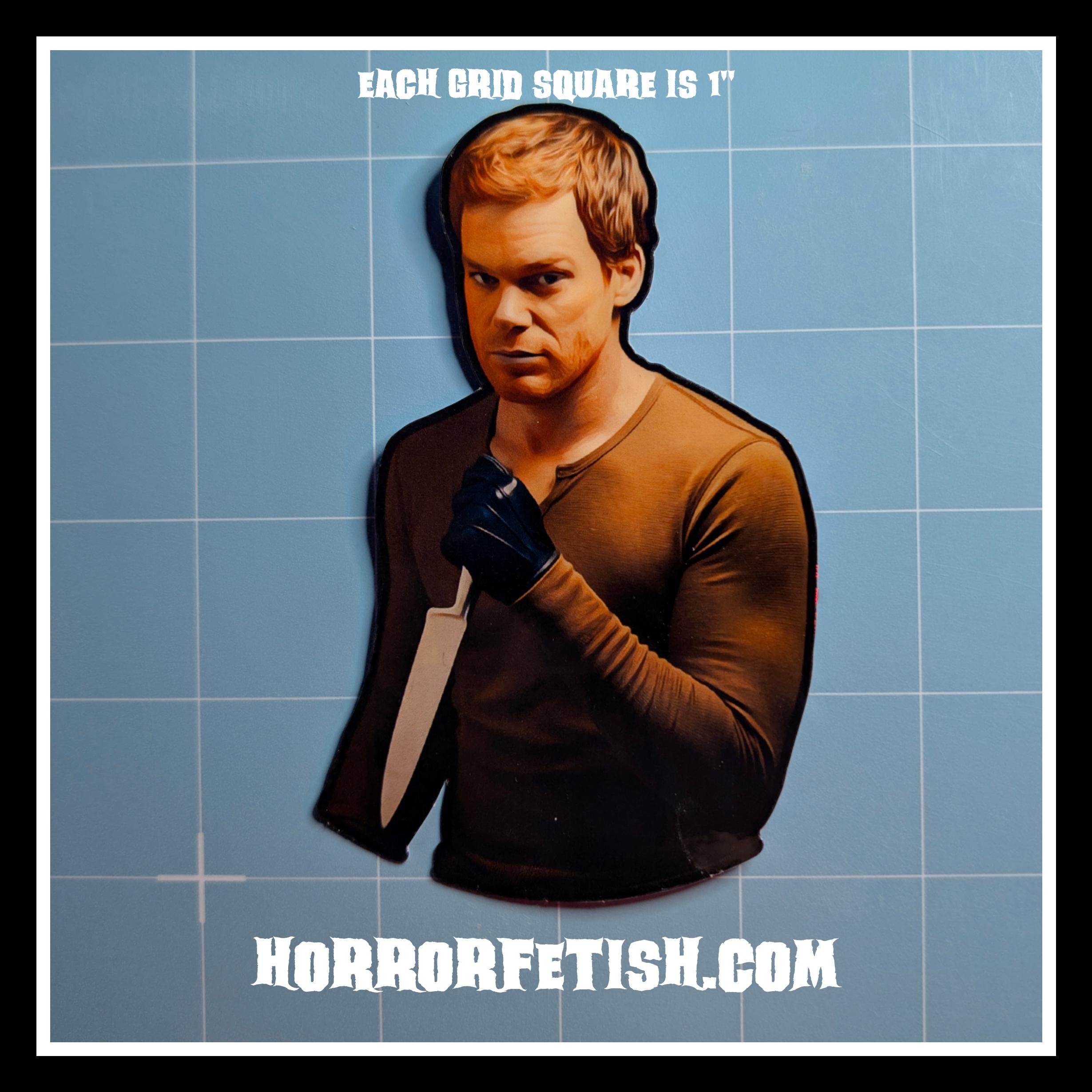 Dexter | Horror Character Inspired Die Cut Waterproof Laminated Stickers