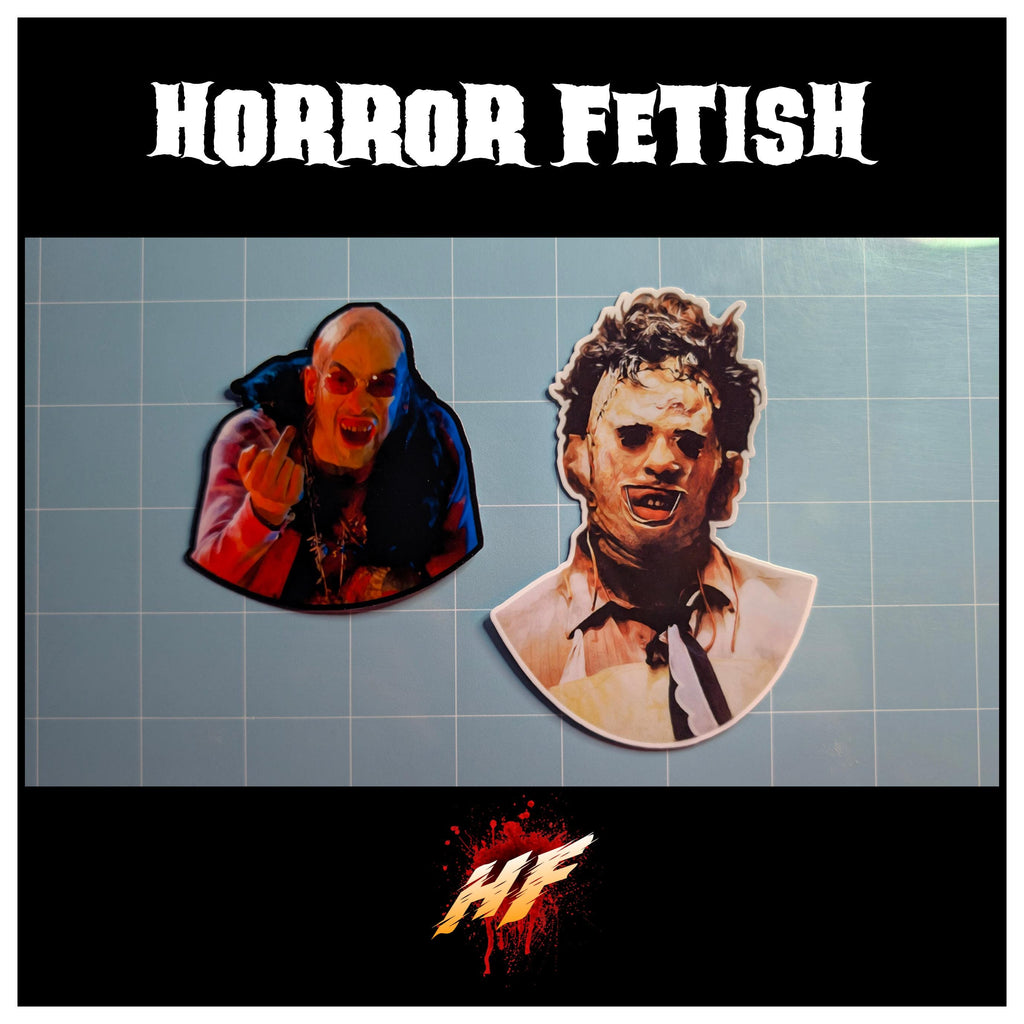 Texas Chainsaw Massacre | Horror Character Inspired Die Cut Waterproof Laminated Stickers