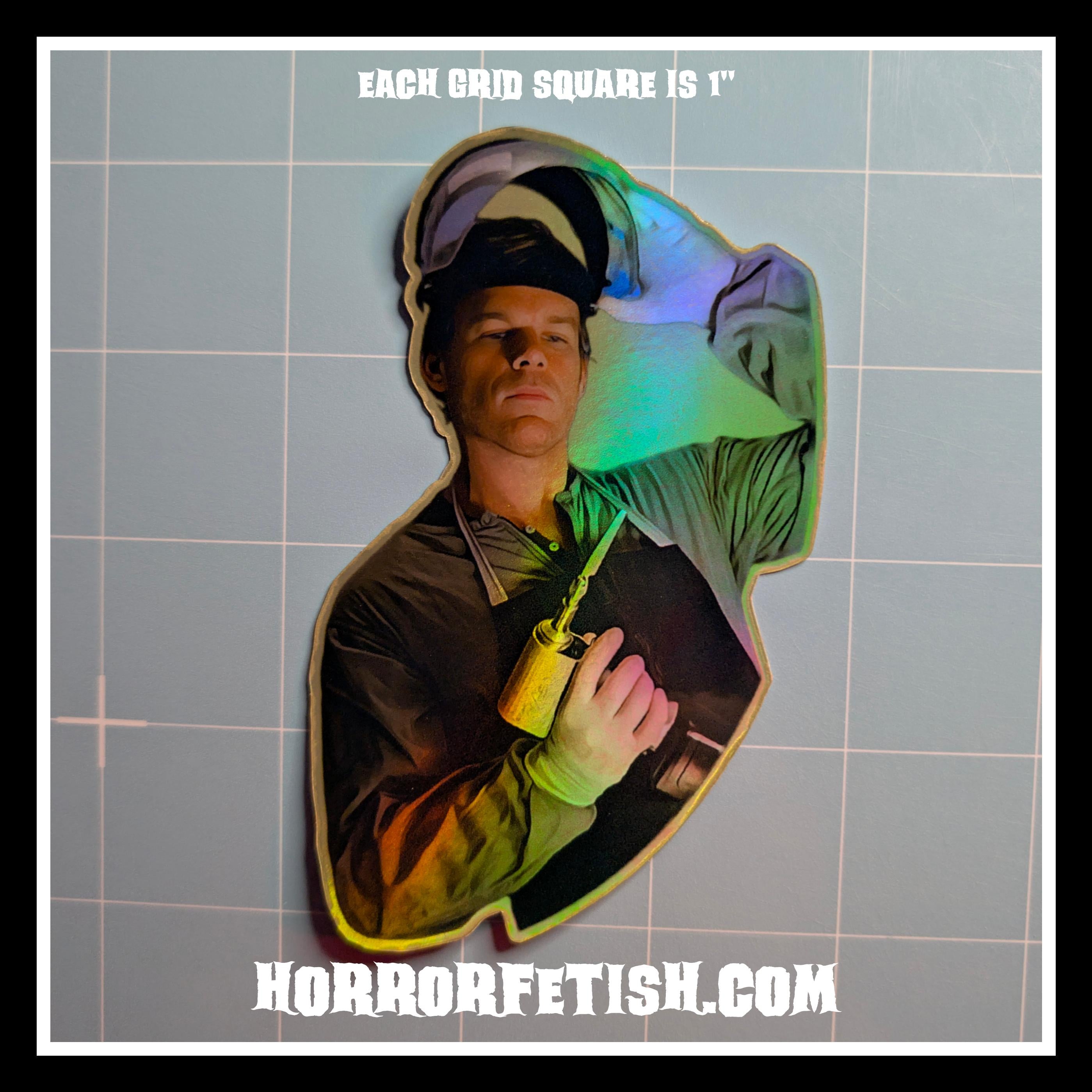 Dexter | Horror Character Inspired Die Cut Waterproof Laminated Stickers