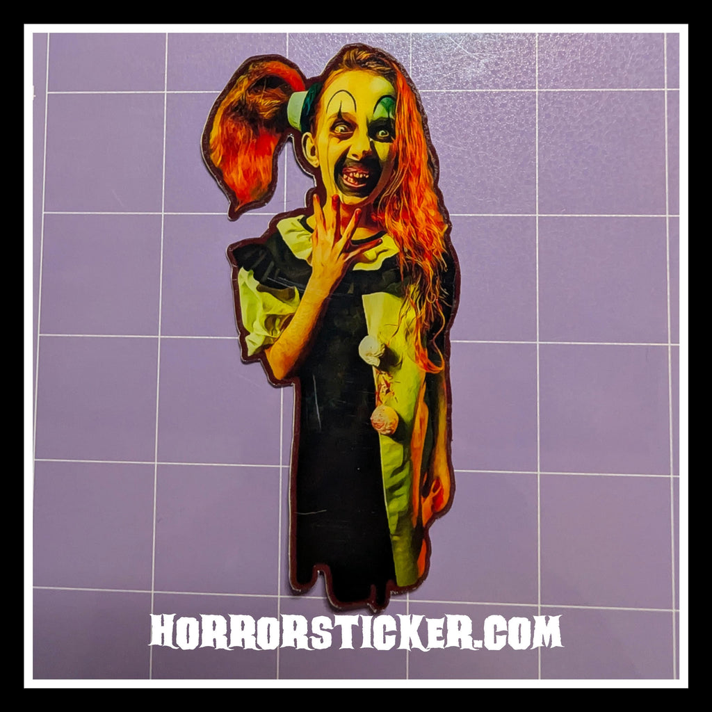 Terrifier | Horror Die Cut Waterproof Laminated Sticker