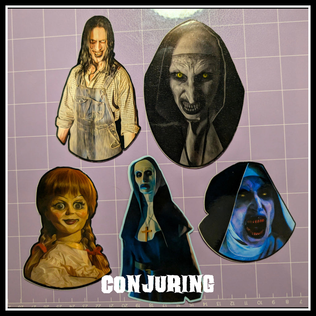 The Conjuring | Horror Die Cut Waterproof Laminated Stickers