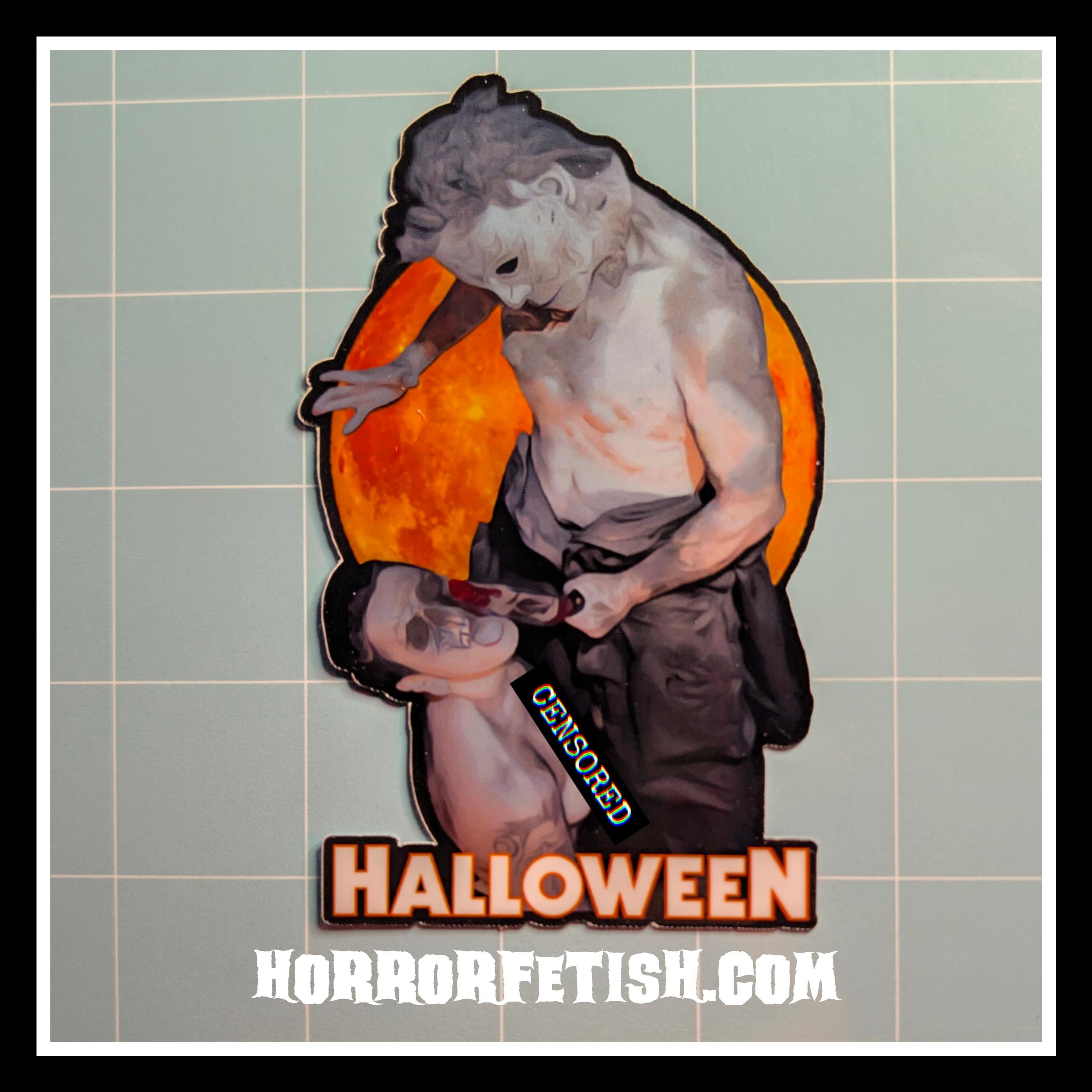 Leatherface and Michael Myers | 18+ Horror Cosplay Die Cut Waterproof Laminated Stickers
