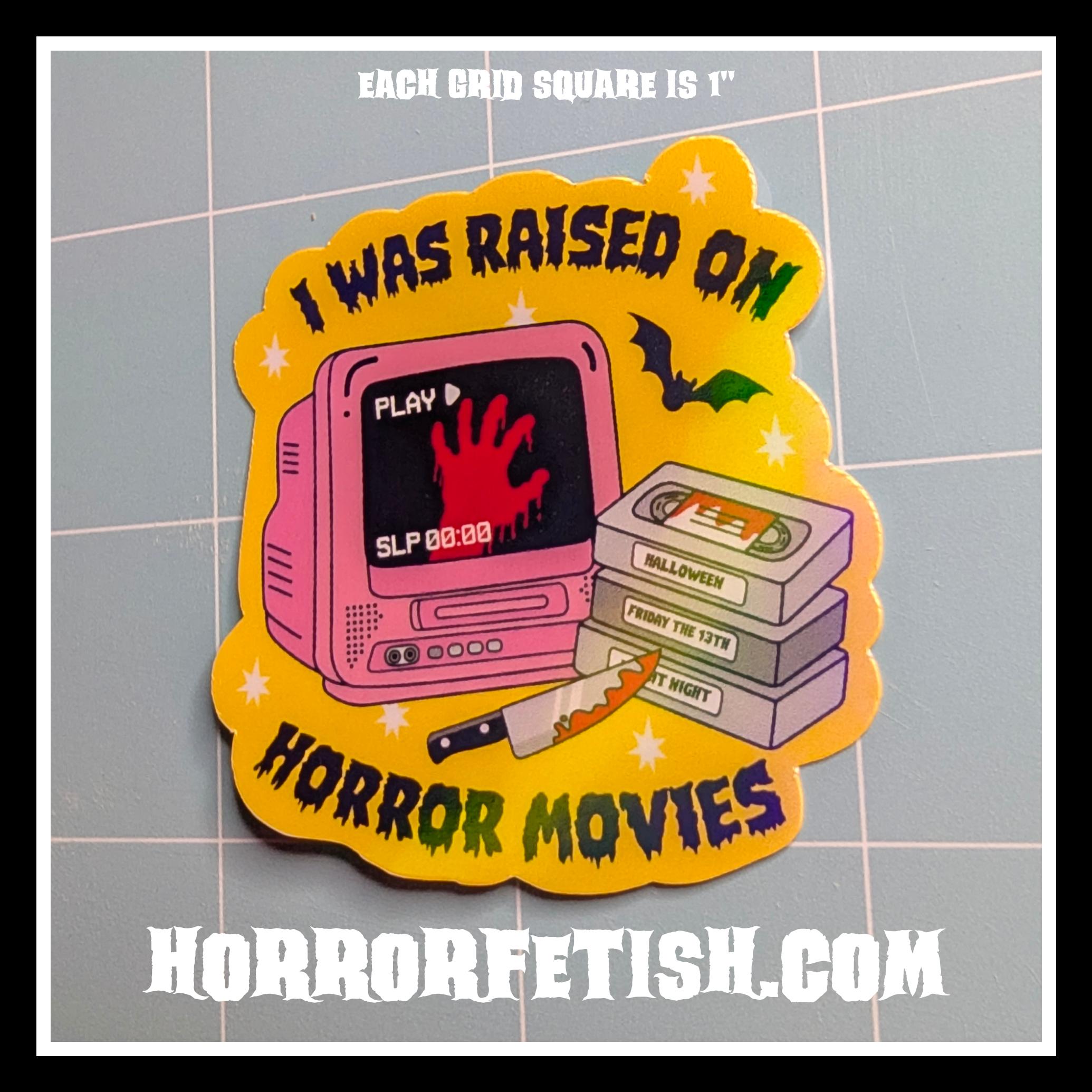 Horror Movie Lovers Waterproof Laminated Die Cut Stickers
