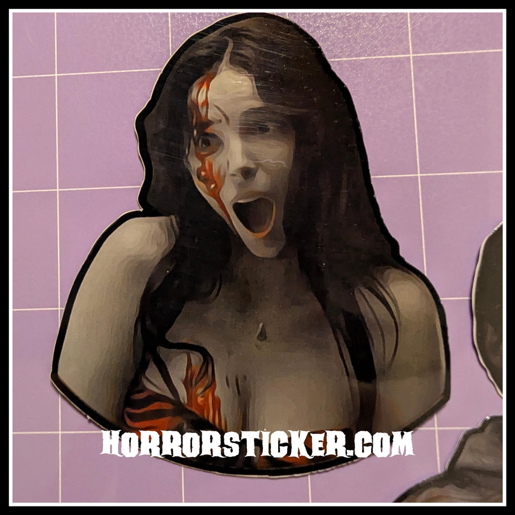 Obsession | Horror Die Cut Waterproof Laminated Stickers