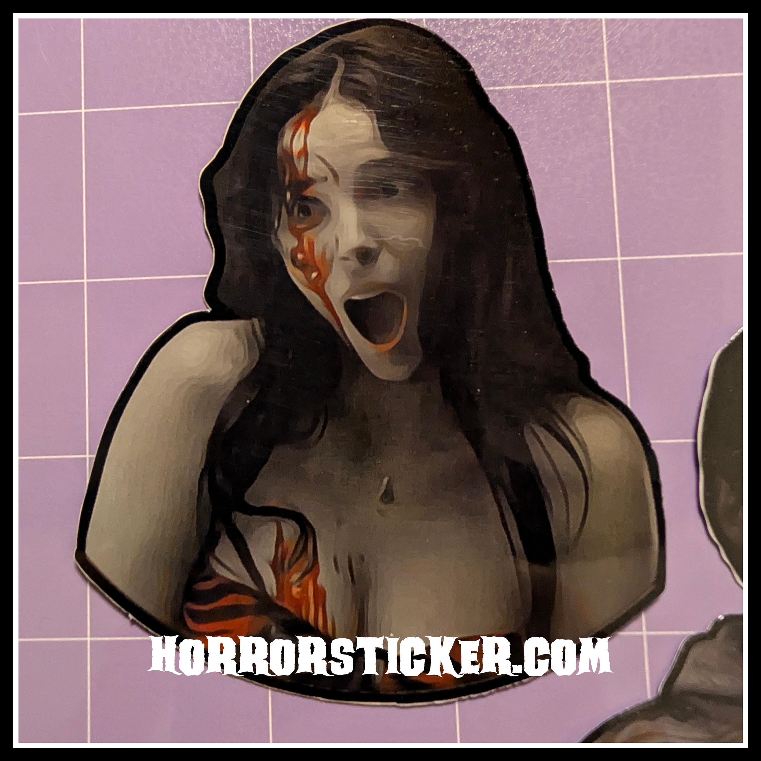 Obsession | Horror Die Cut Waterproof Laminated Stickers