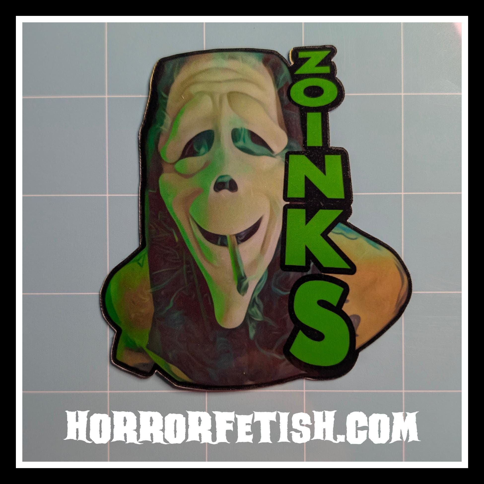 Stoner | 18+ Horror Cosplay Die Cut Waterproof Laminated Stickers