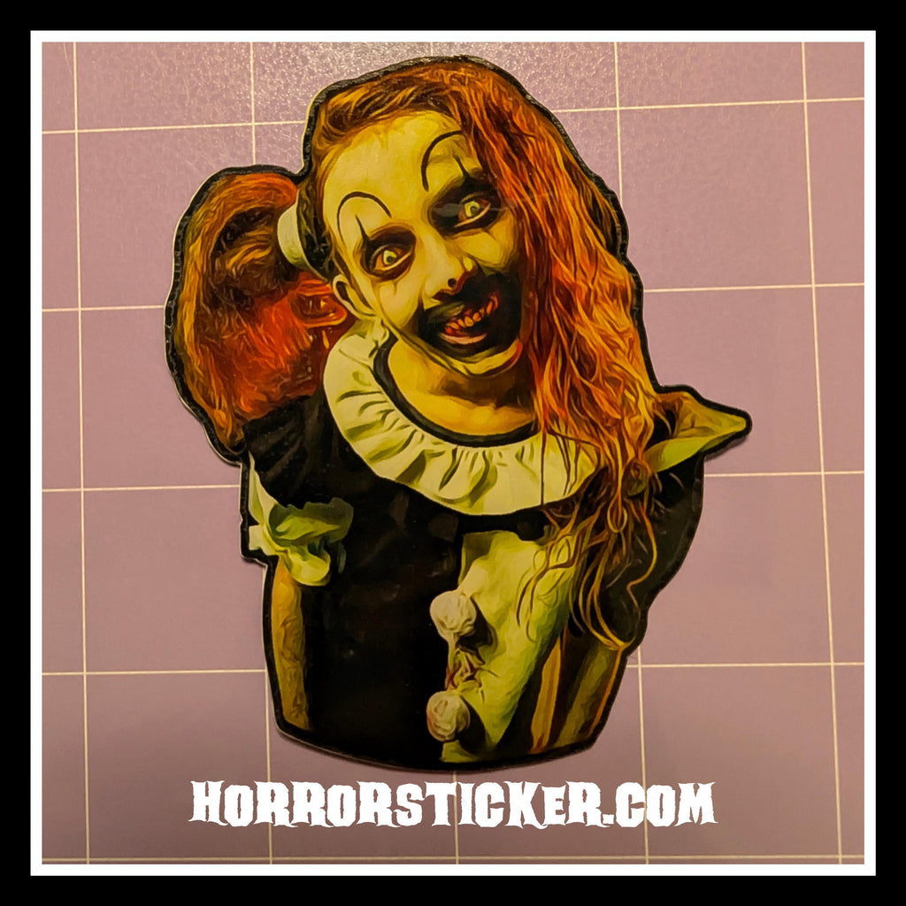 Terrifier | Horror Die Cut Waterproof Laminated Sticker