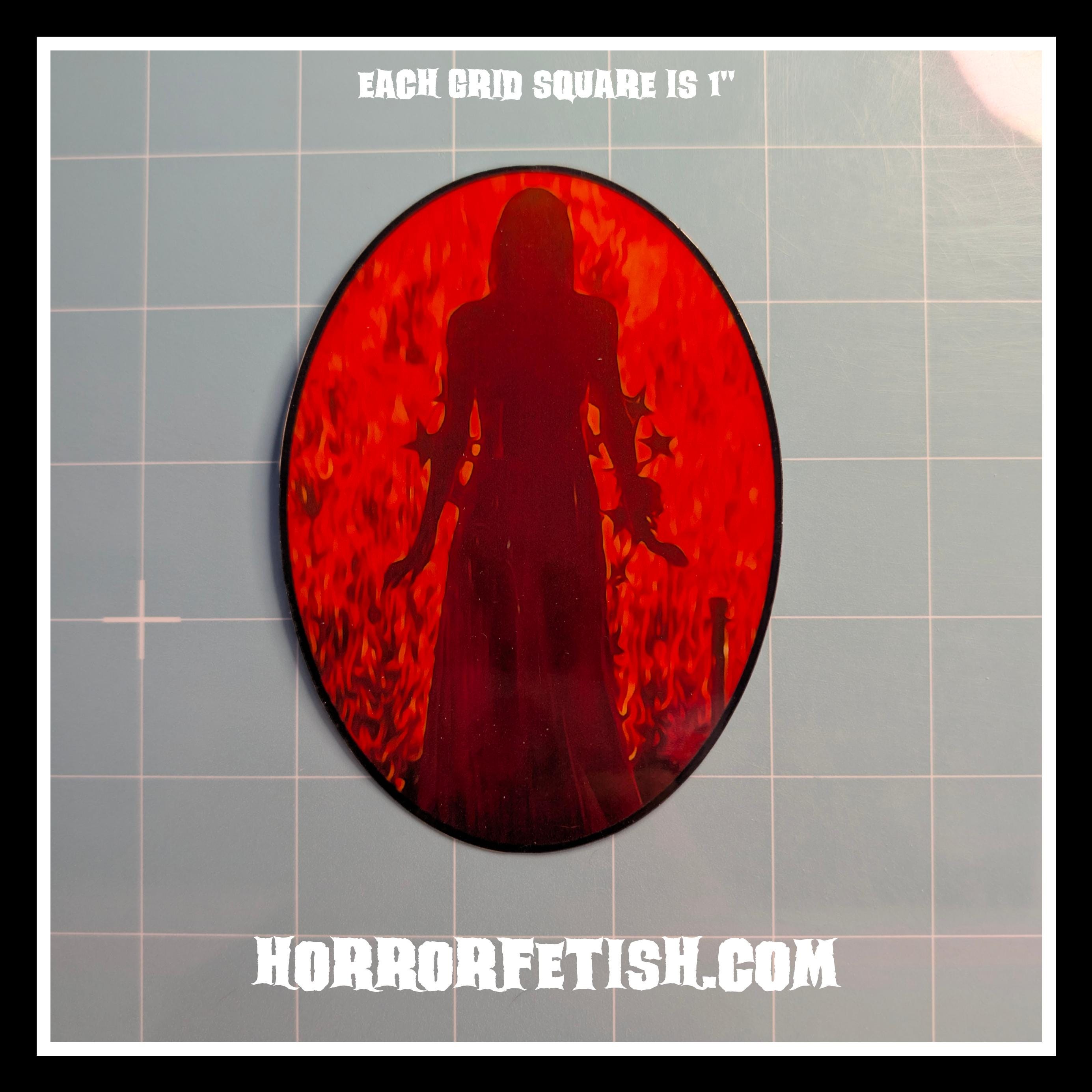 Carrie & Dawn of the Dead | Horror Character Inspired Die Cut Waterproof Laminated Stickers