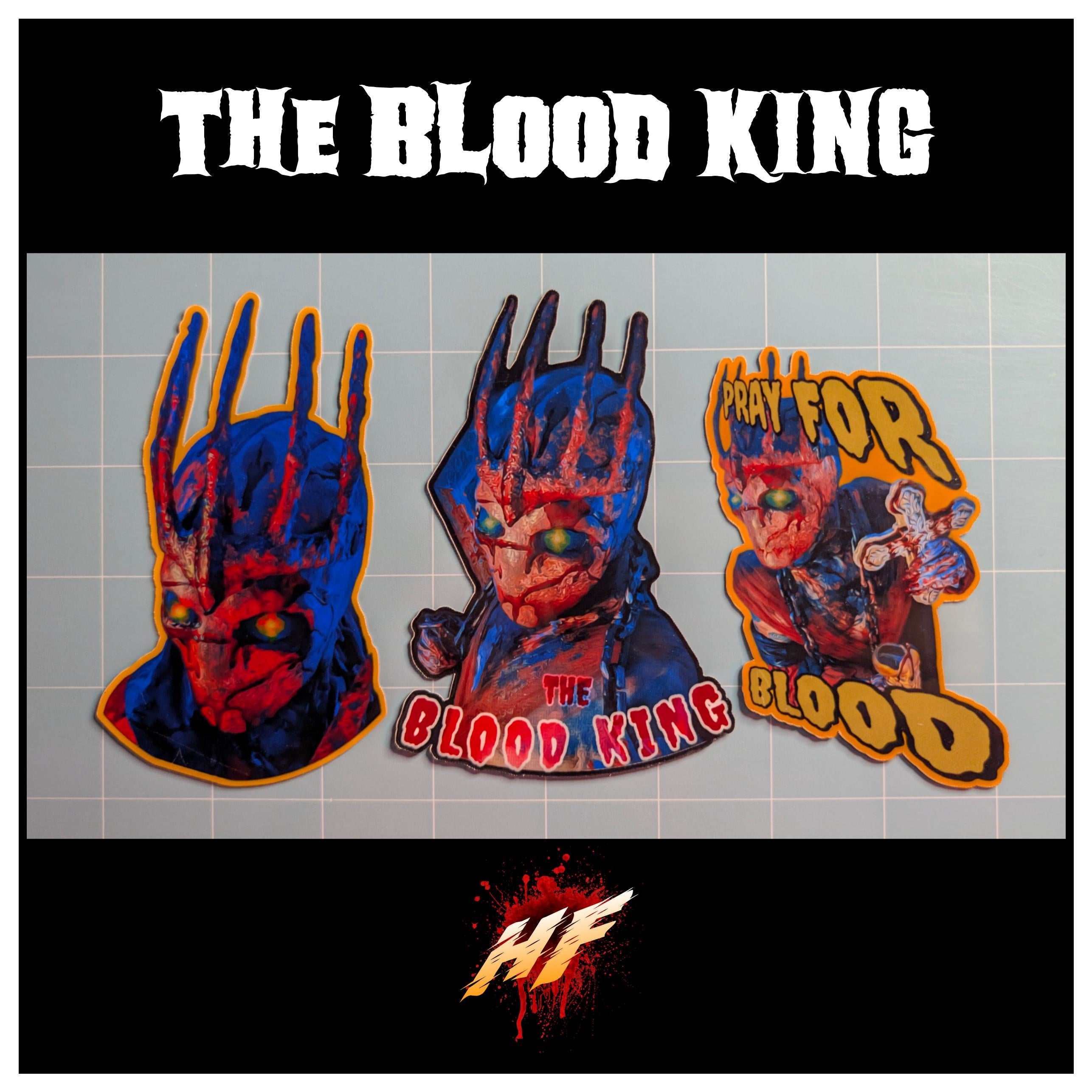 The Blood King | 18+ Horror Cosplay Die Cut Waterproof Laminated Stickers