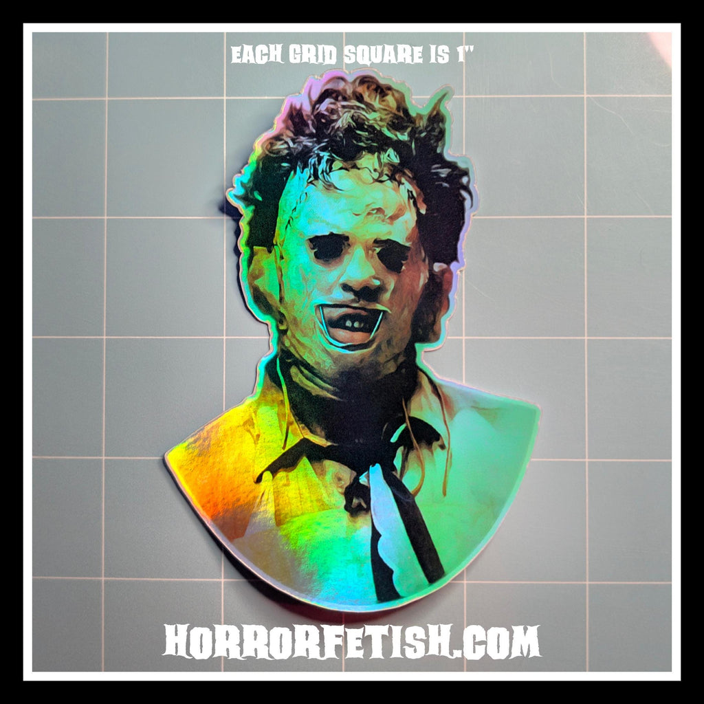 Texas Chainsaw Massacre | Horror Character Inspired Die Cut Waterproof Laminated Stickers