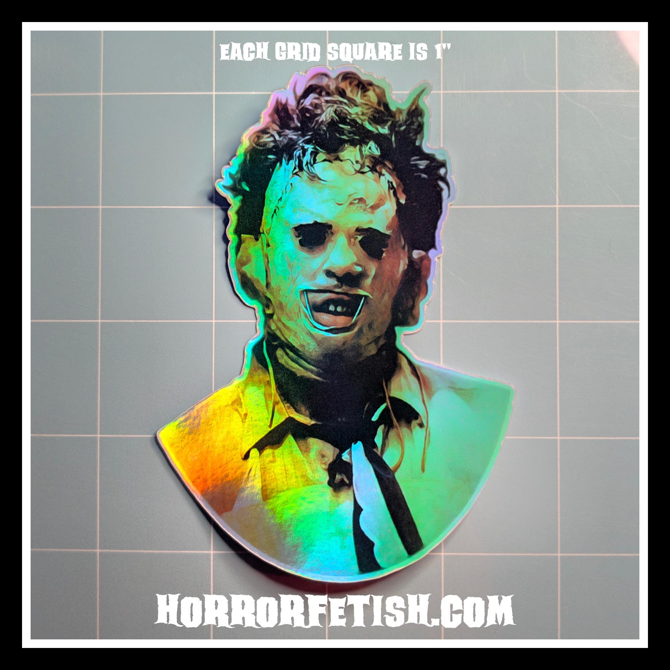 Texas Chainsaw Massacre | Horror Character Inspired Die Cut Waterproof Laminated Stickers