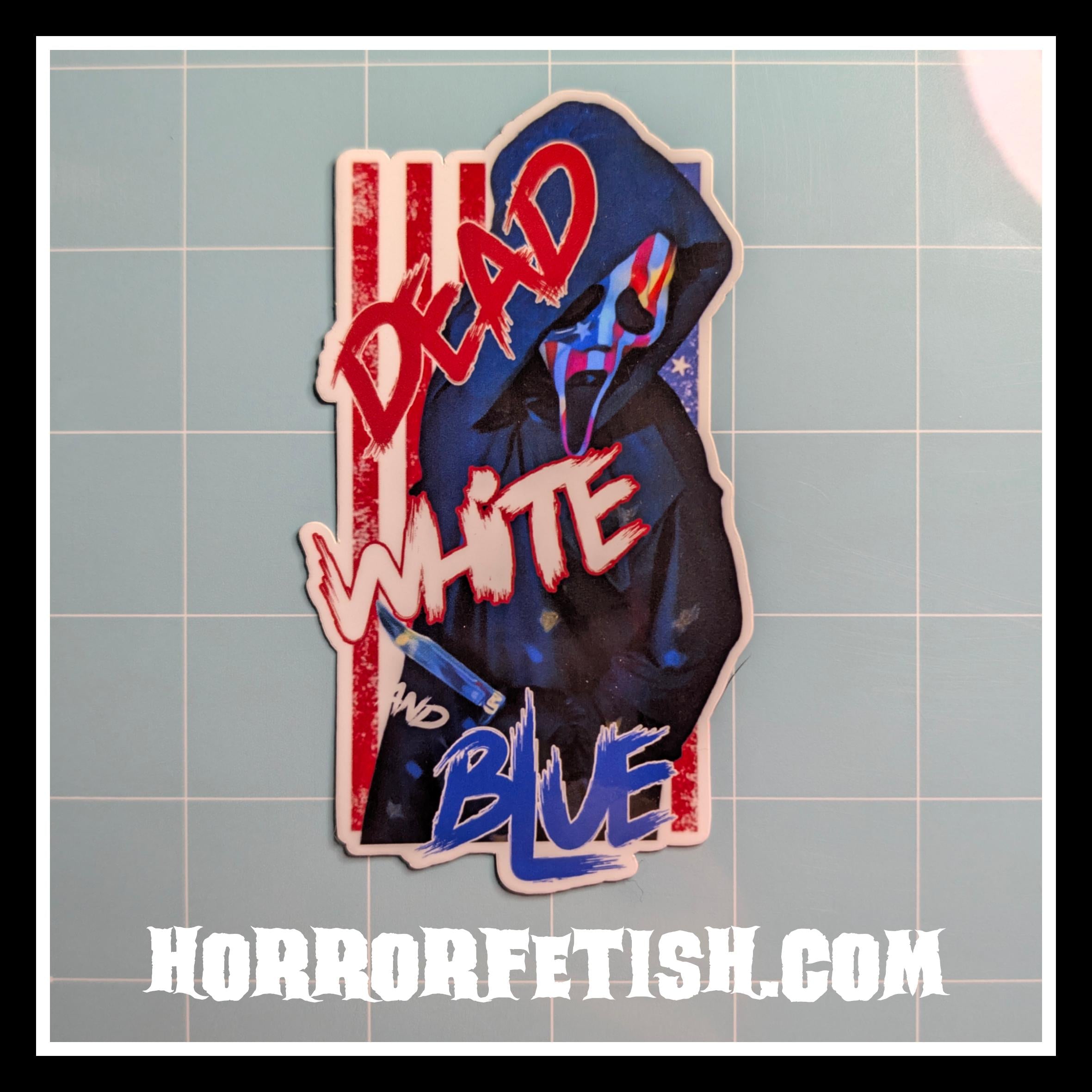 Political | 18+ Horror Cosplay Die Cut Waterproof Laminated Stickers