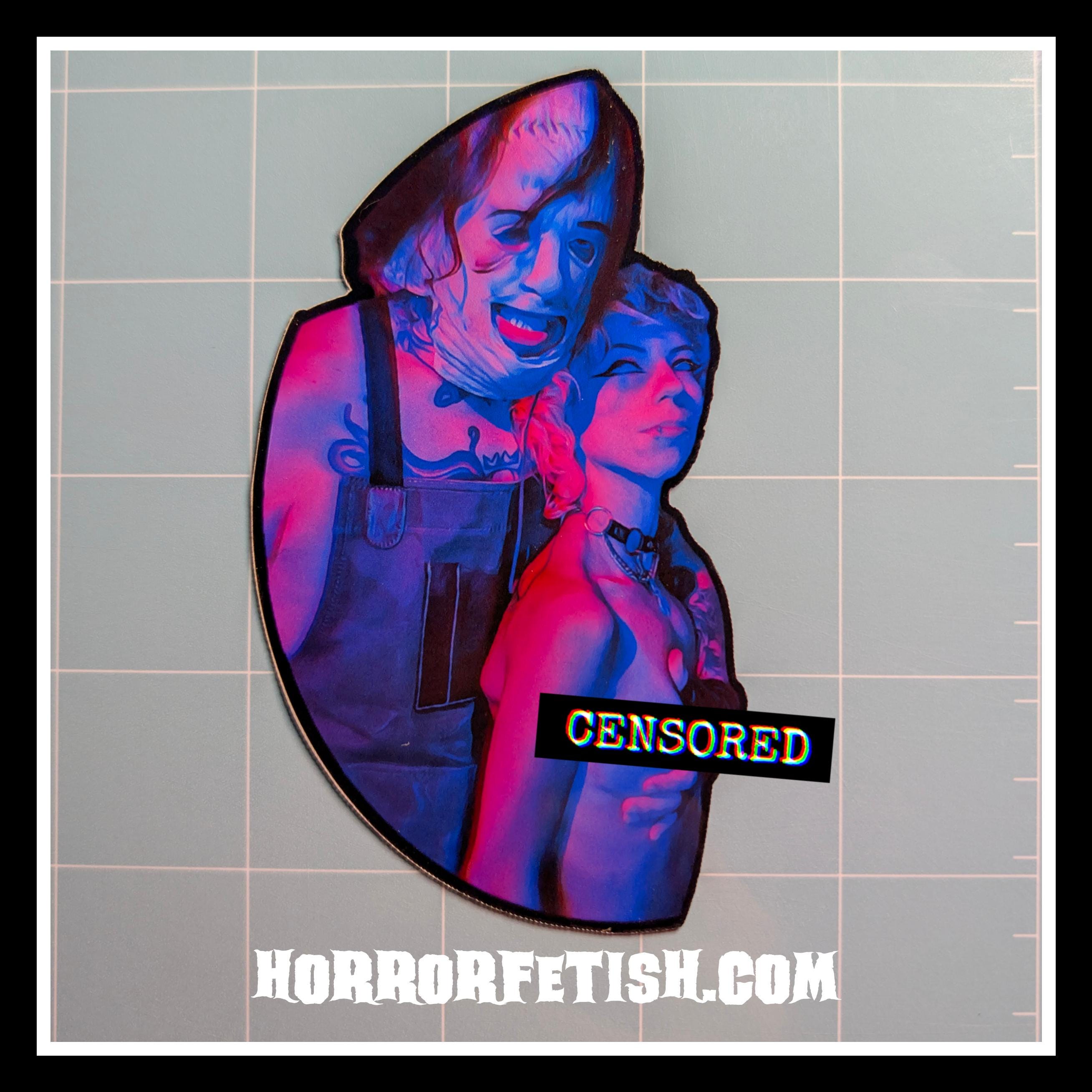 Leatherface and Michael Myers | 18+ Horror Cosplay Die Cut Waterproof Laminated Stickers