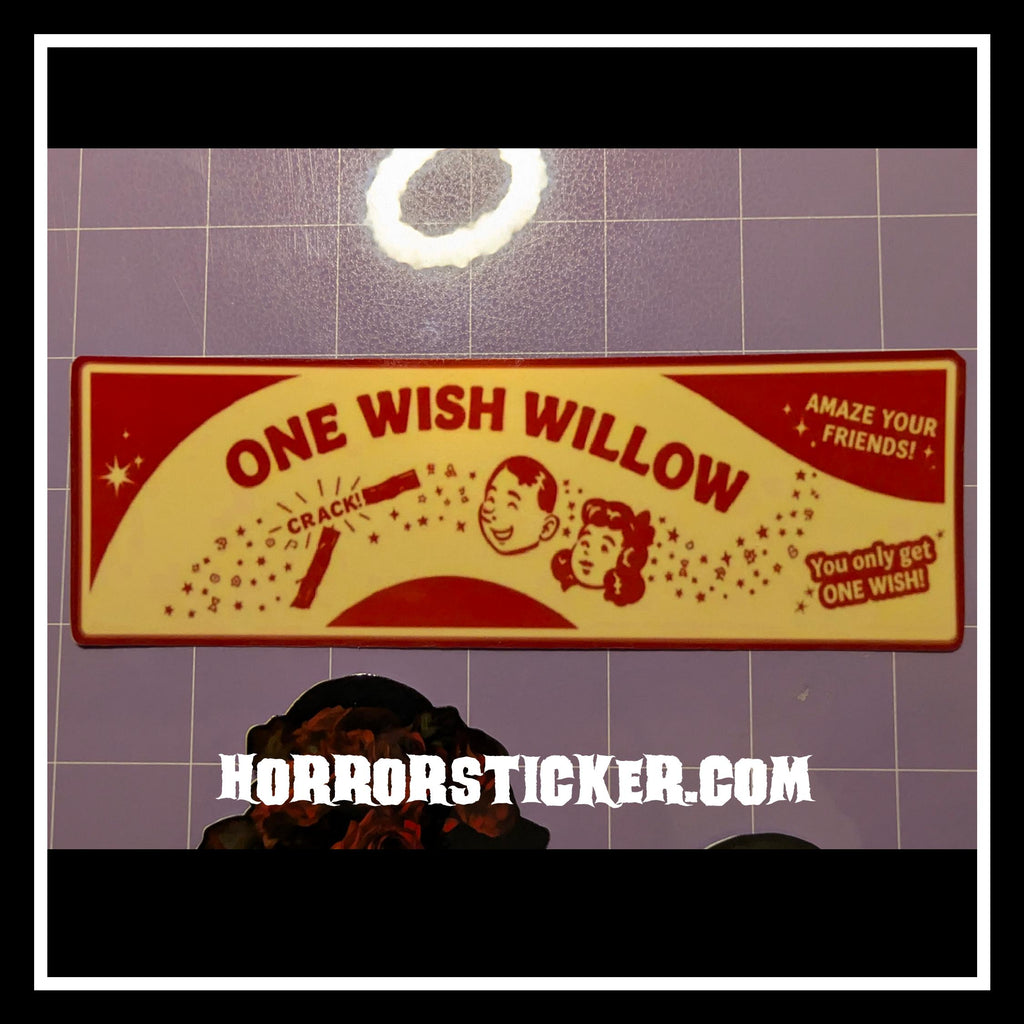 Obsession | Horror Die Cut Waterproof Laminated Stickers