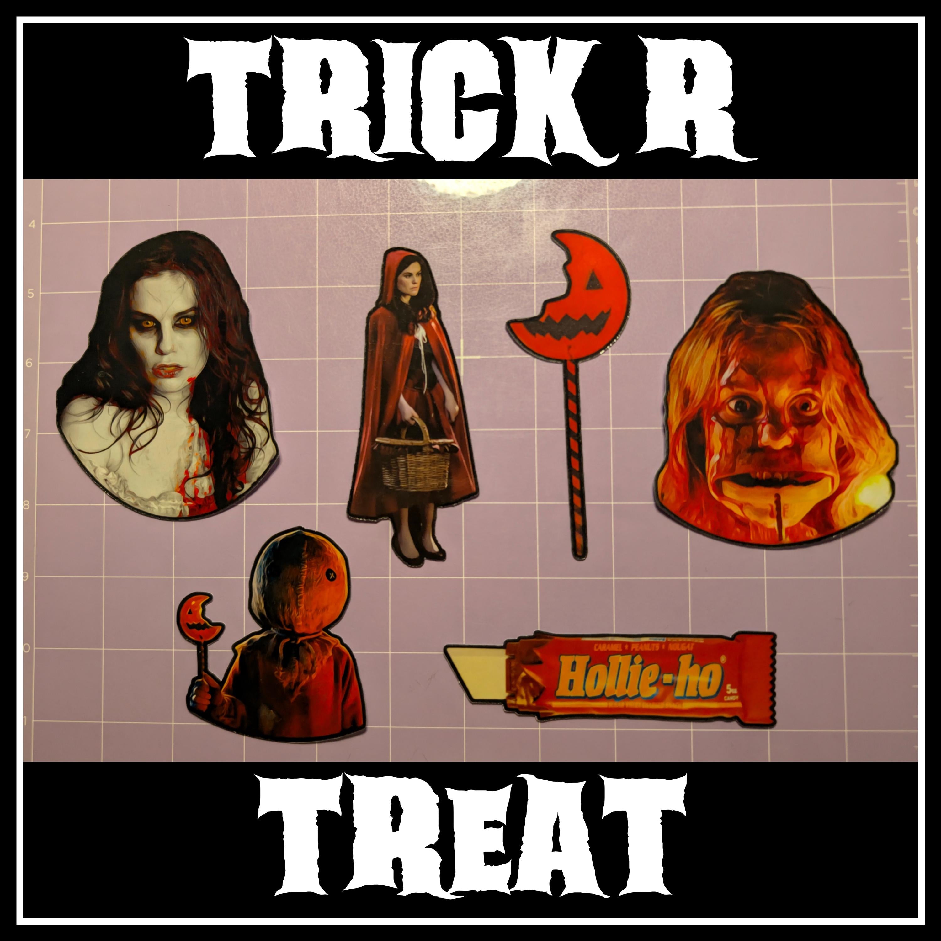 Trick R Treat | Horror Die Cut Waterproof Laminated Stickers