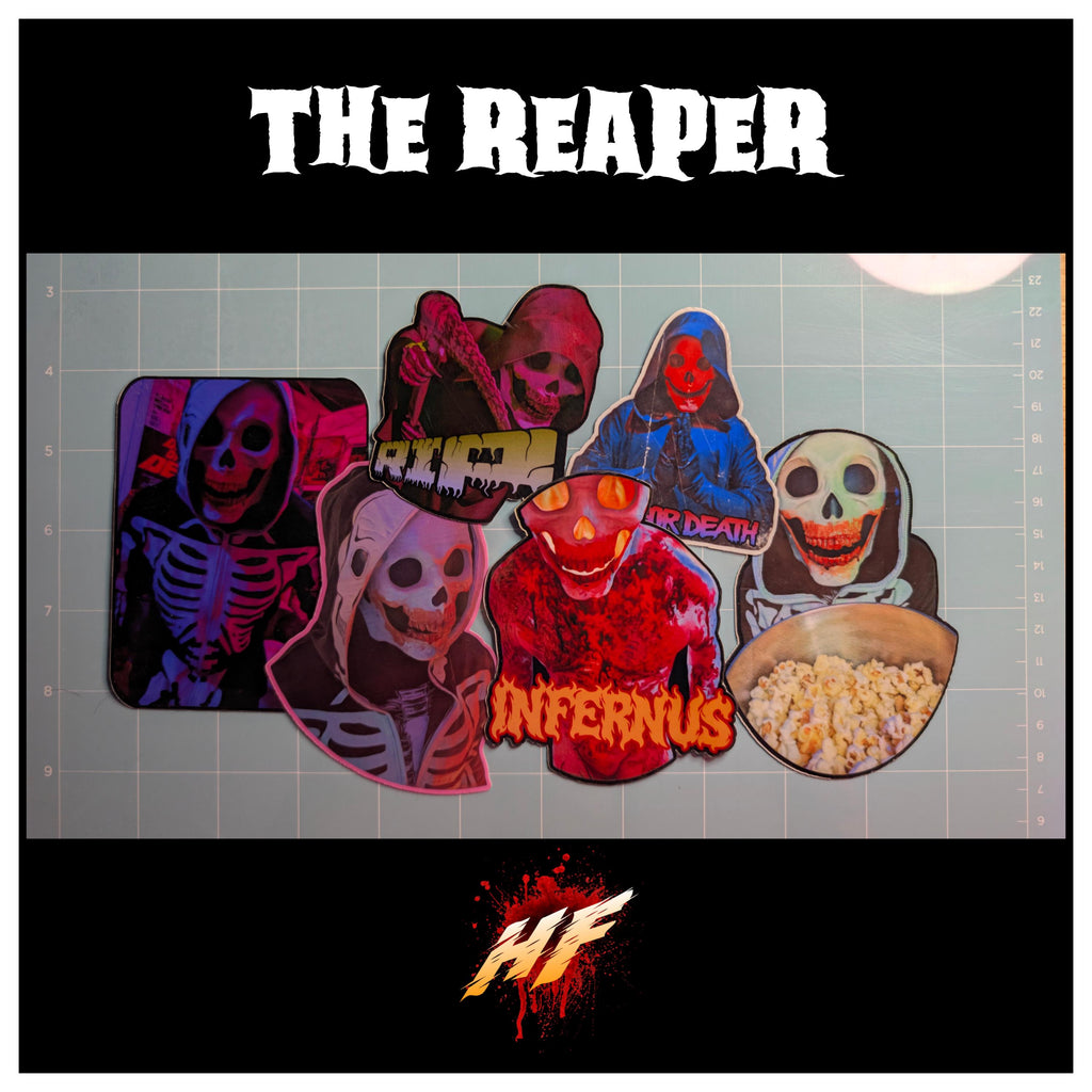 The Reaper | 18+ Horror Cosplay Die Cut Waterproof Laminated Stickers