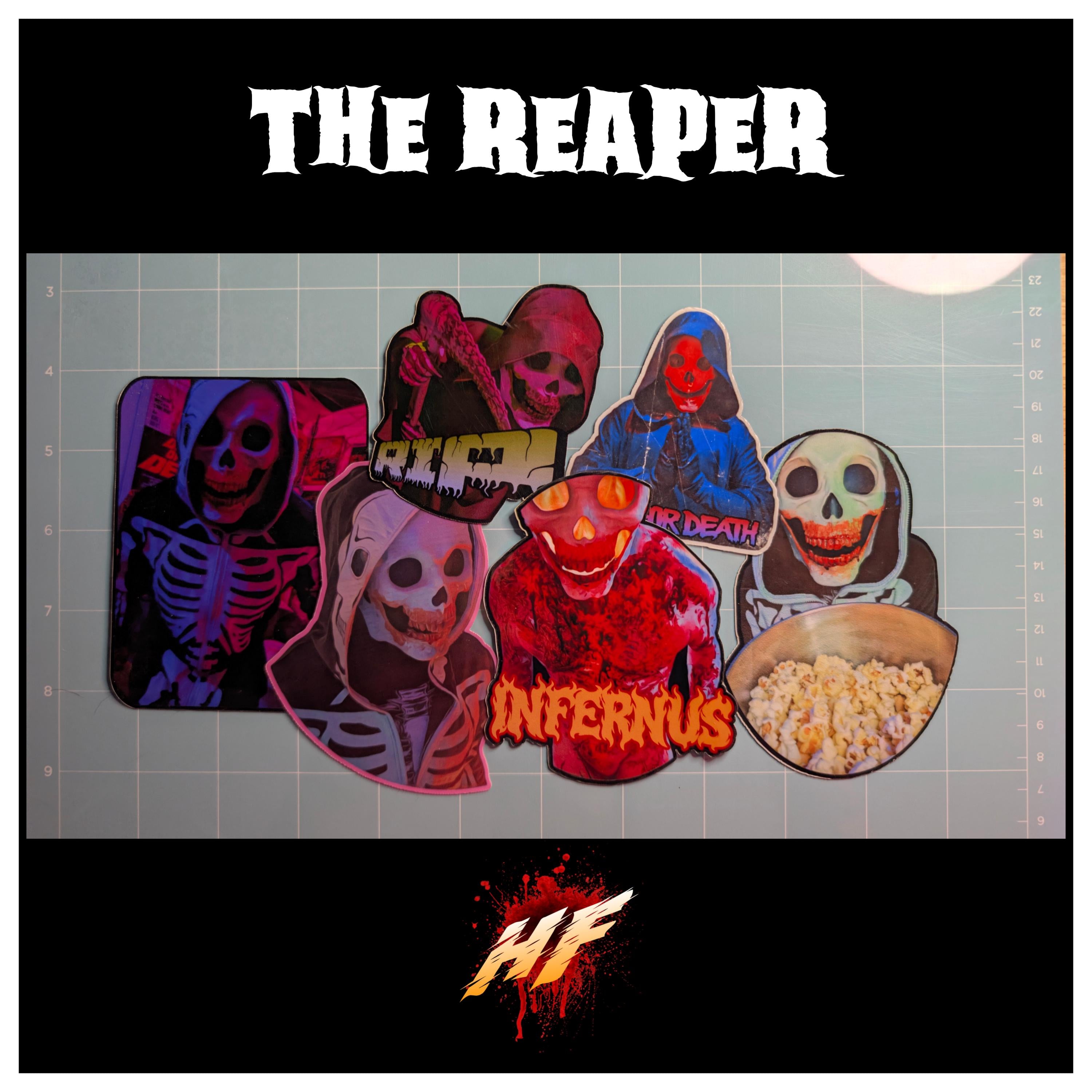 The Reaper | 18+ Horror Cosplay Die Cut Waterproof Laminated Stickers