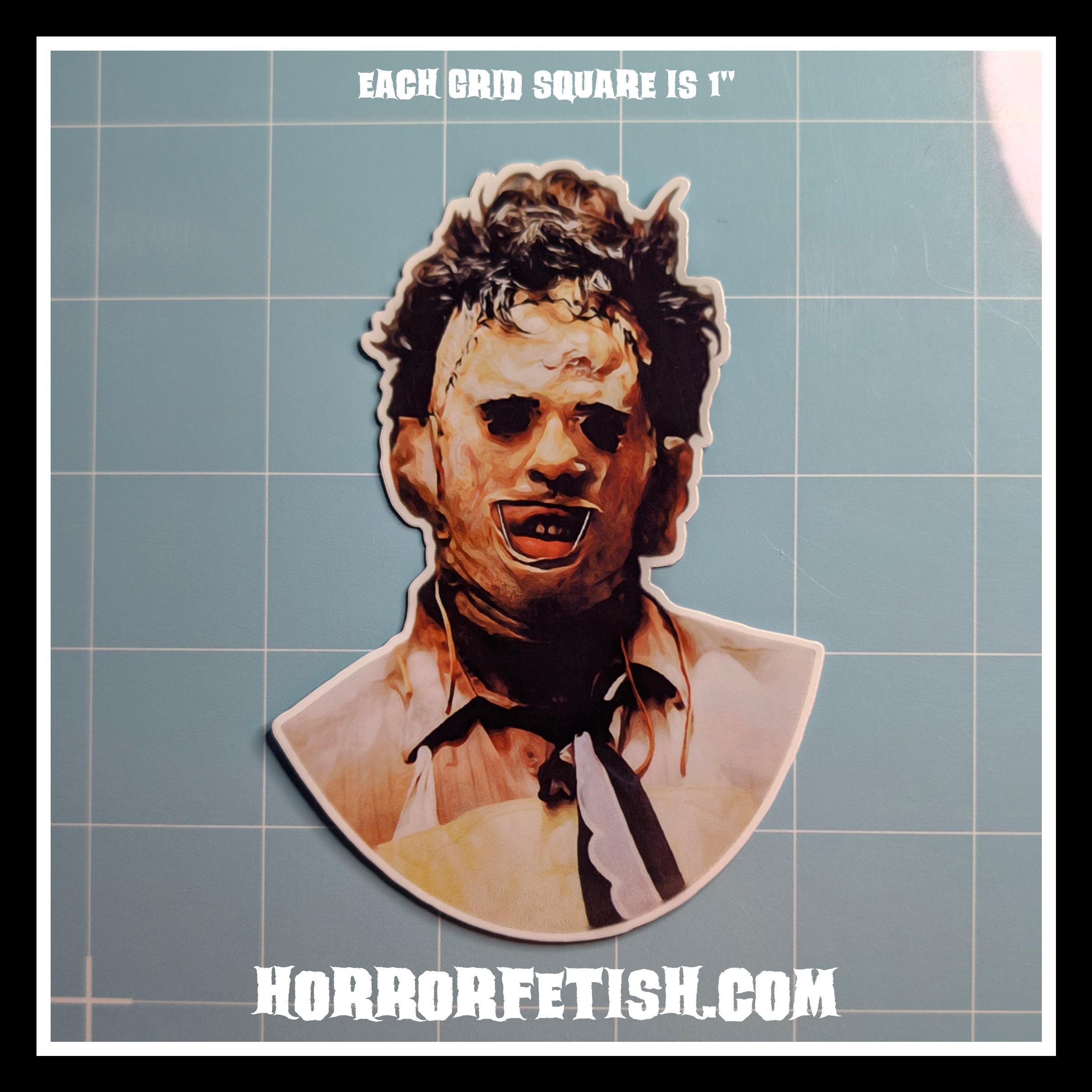 Texas Chainsaw Massacre | Horror Character Inspired Die Cut Waterproof Laminated Stickers